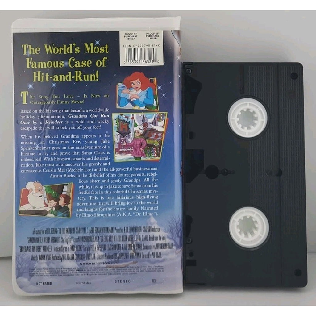 Grandma Got Run Over By A Reindeer (VHS, 2000, Clam Shell)