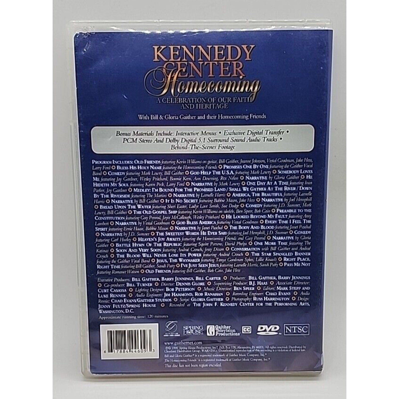 Kennedy Center Homecoming (DVD, 1999)