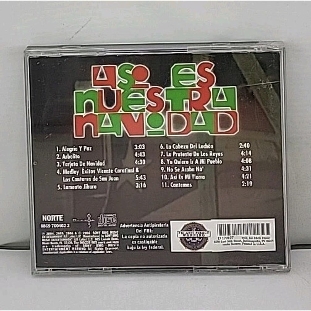 Gilberto Santa Rosa "Asi Es Nuestra Navidad" CD
