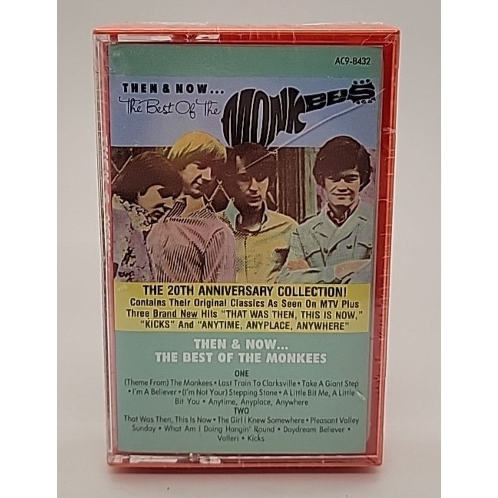 Then & Now... The Best Of The Monkees (Cassette, 1986, Arista) *Brand New*