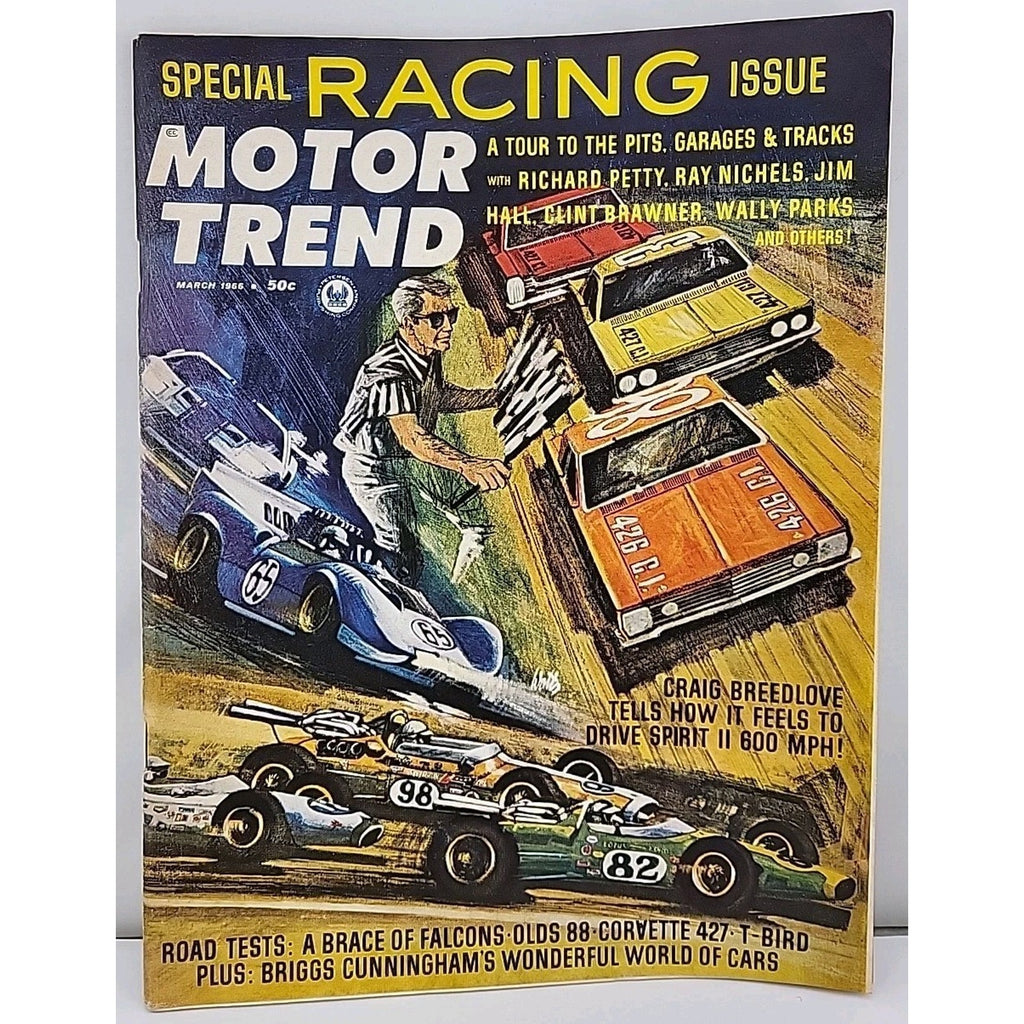 Motor Trend Magazine March 1966 Vol. 18 No. 3
