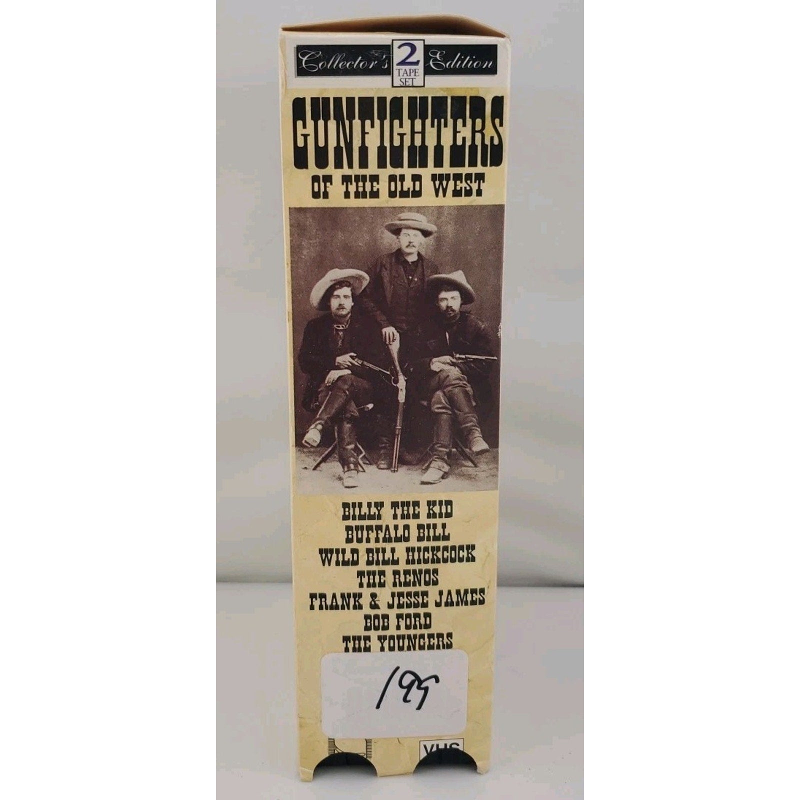 Gunfighters of the Old West (VHS, 1992, 2-Tape Set)