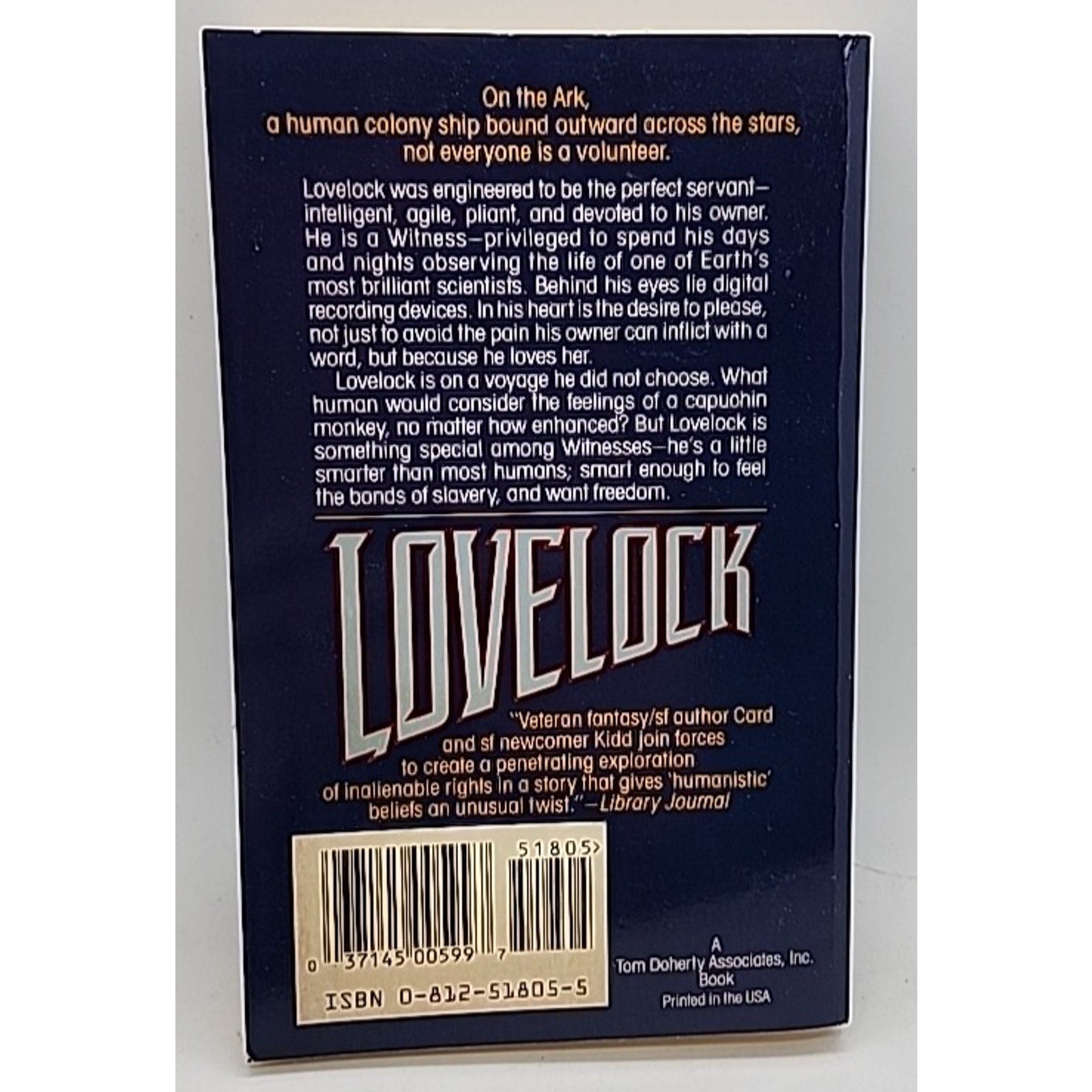 Lovelock by Orson Scott Card and Kathryn H. Kidd (1995, Mass Market)