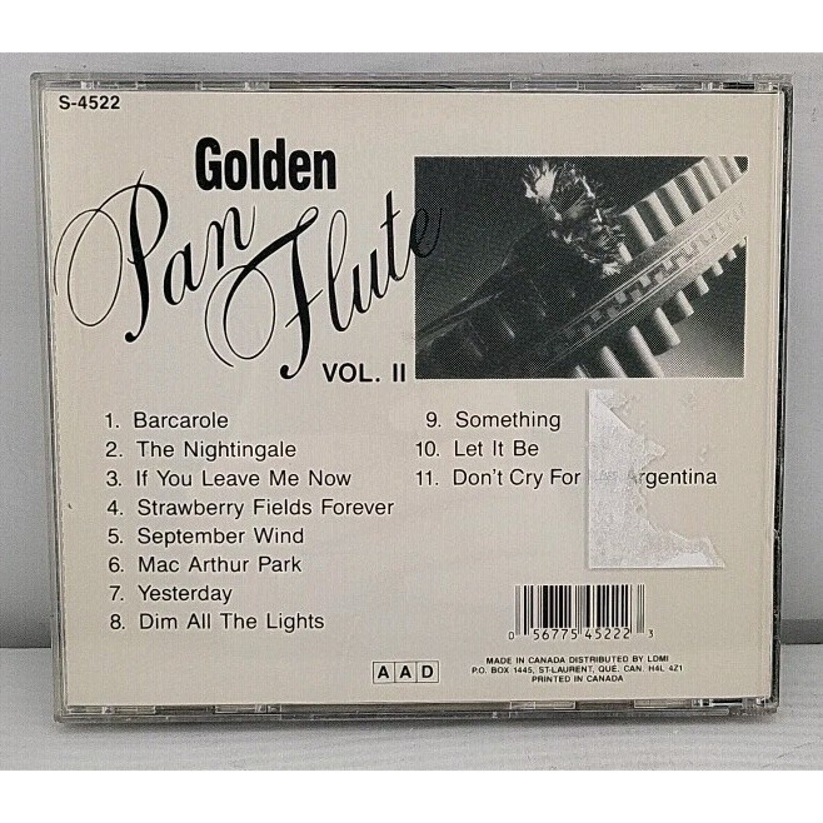 Golden Pan Flute Vol. 2, CD