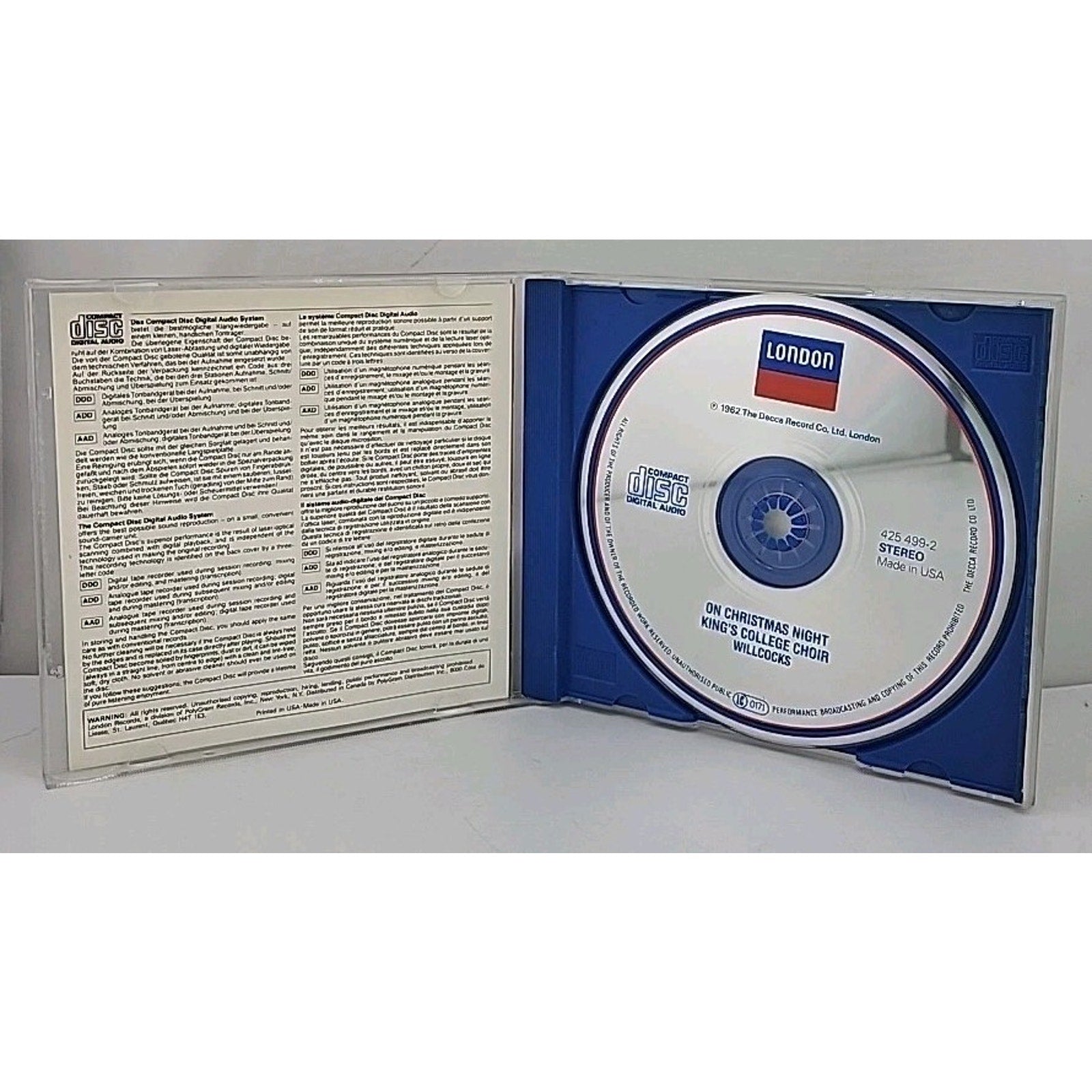 On Christmas Night; Willcocks, by Willcocks, Sir David; King's College Choir (CD