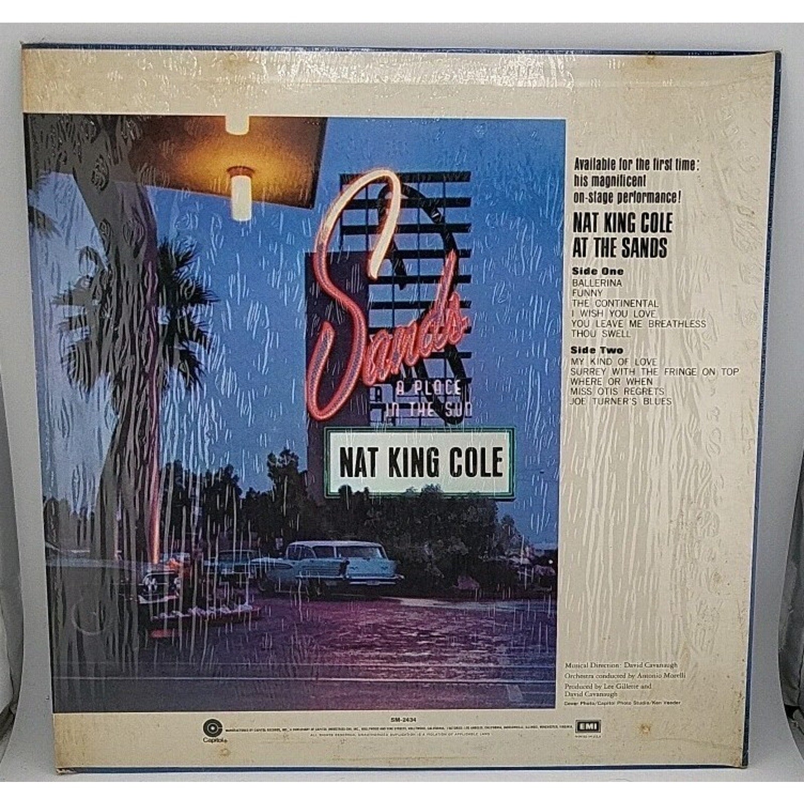 Nat King Cole - At The Sands LP Capitol SM-2434