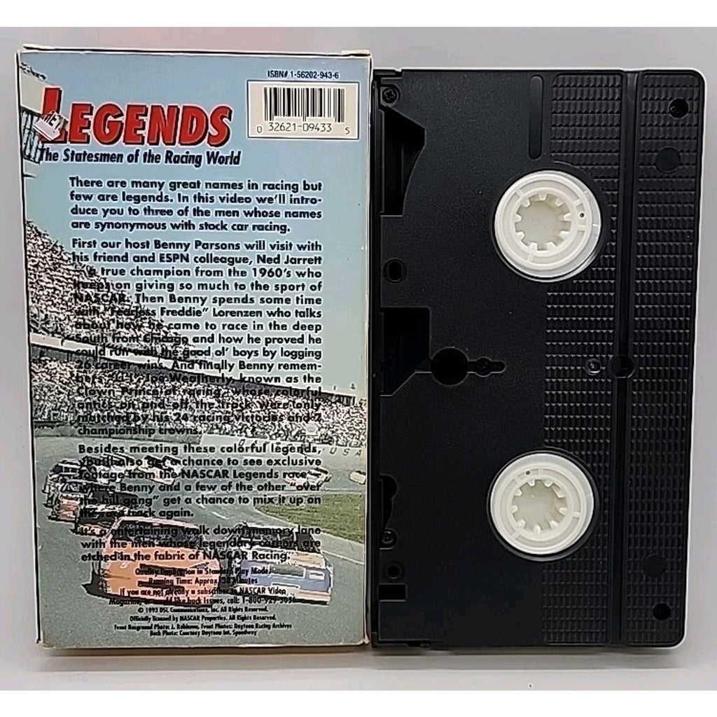 NASCAR Video - Collectors Series - Legends (VHS, 1993)