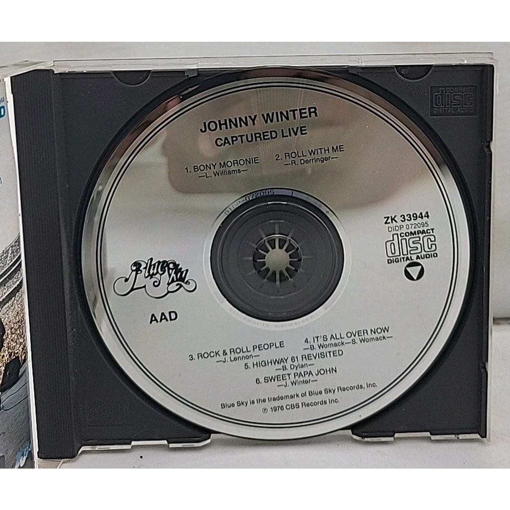 Captured Live by Johnny Winter (CD, 1989)