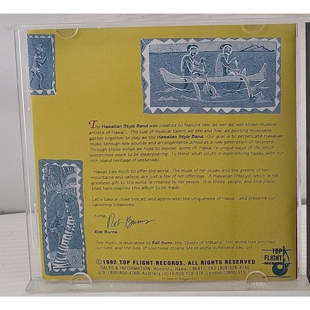 Hawaiian Style Band Vanishing Treasures Music Audio Hawaii Reggae Folk Rock CD