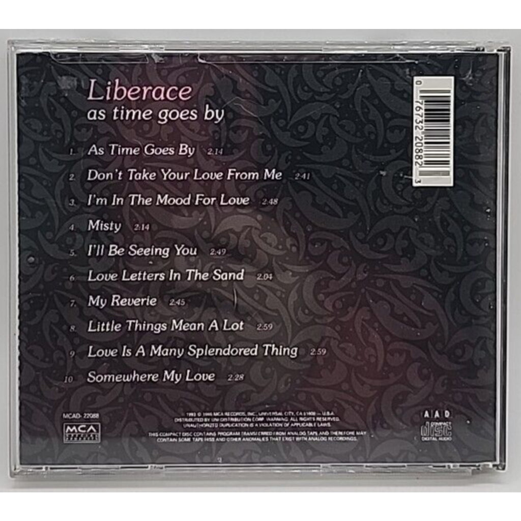 As Time Goes by by Liberace (CD, 1995)