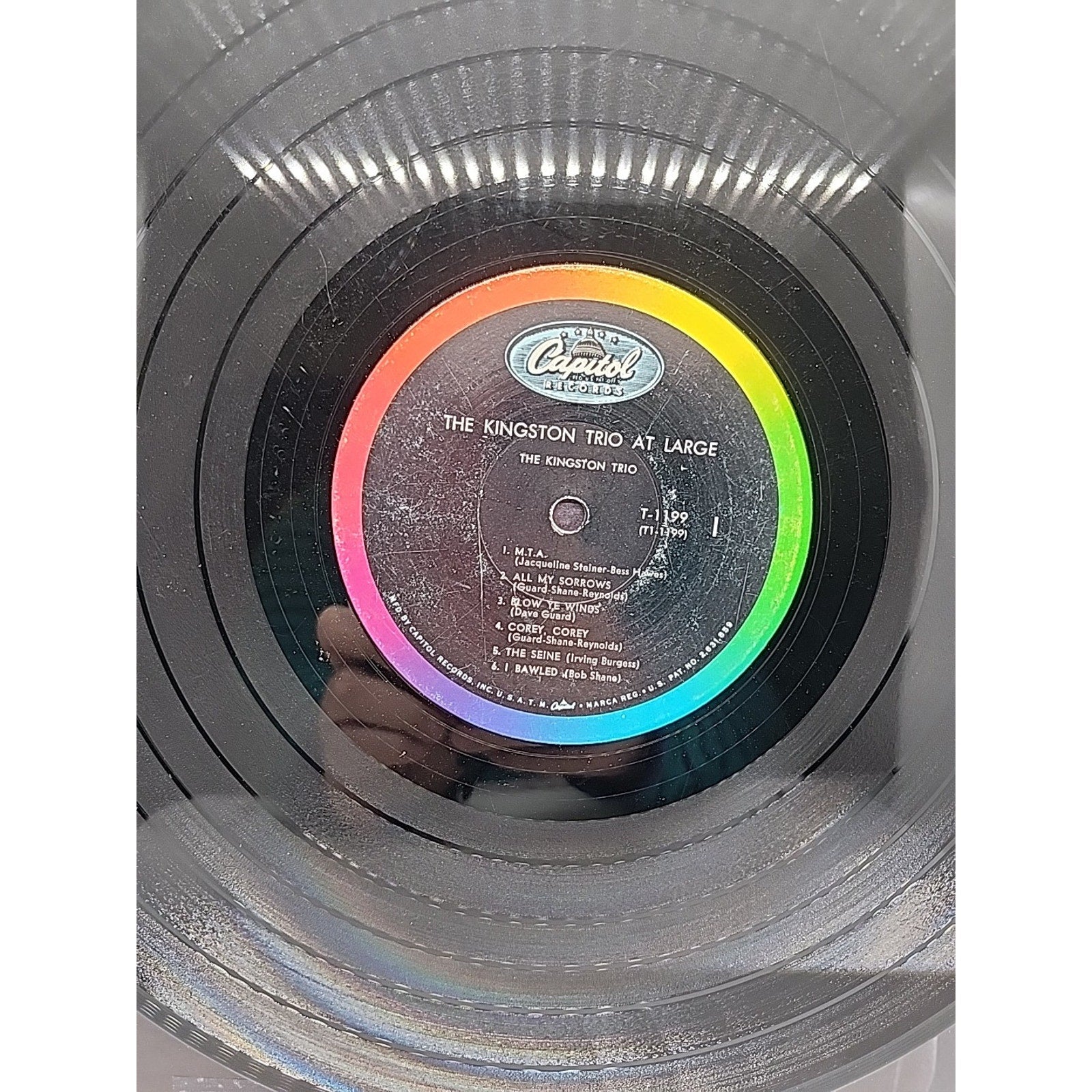 The Kingston Trio - At Large - Capitol Records T-1199 1959 (Record)