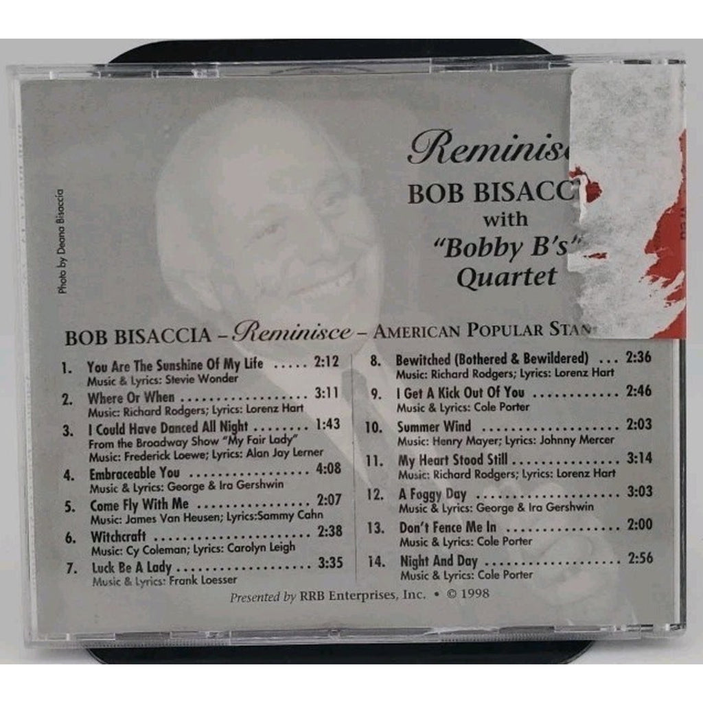Reminisce - Bob Bisaccia - American Popular Standards CD