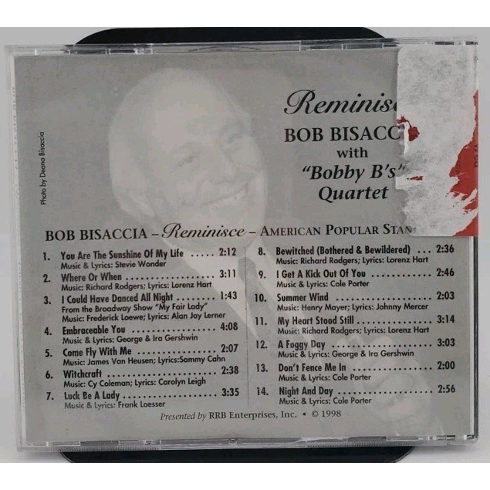 Reminisce - Bob Bisaccia - American Popular Standards CD