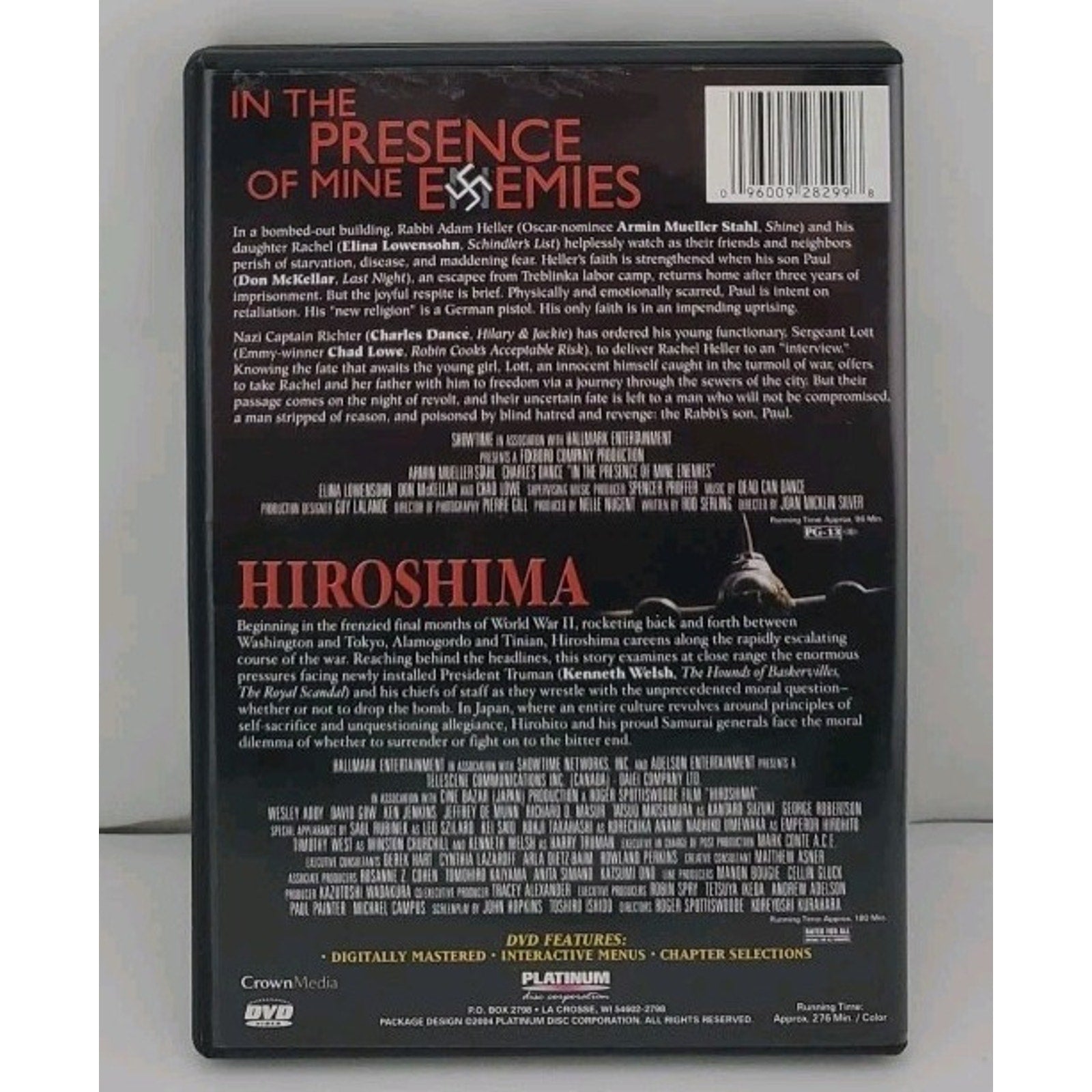 In the Presence of Mine Enemies/ Hiroshima 2 DVD Set