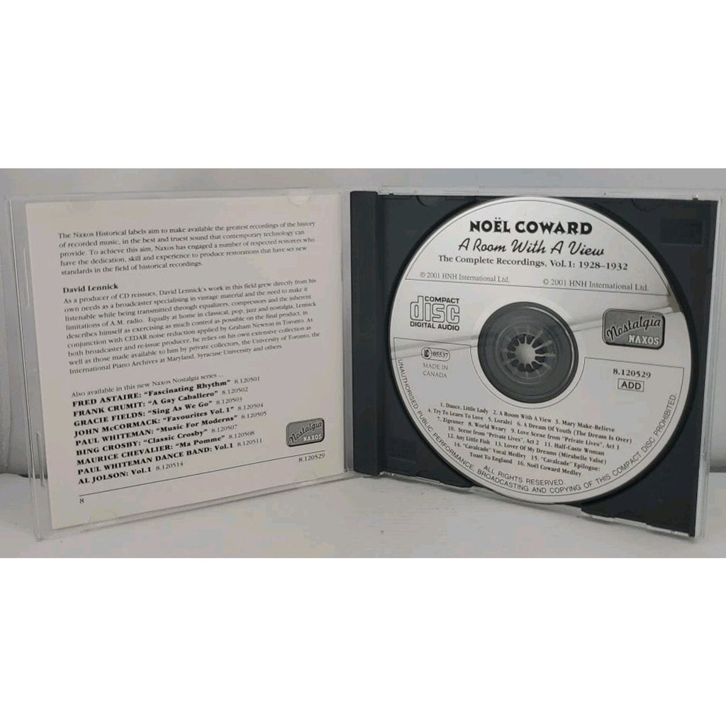 Coward, Noel - A Room With a View: Complete Recordings (CD)