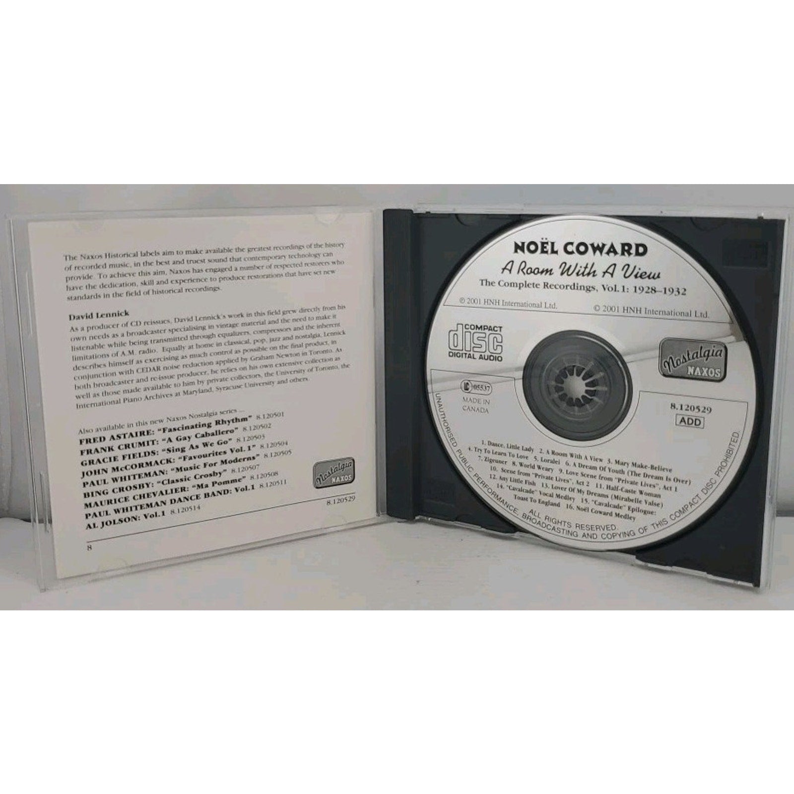 Coward, Noel - A Room With a View: Complete Recordings (CD)