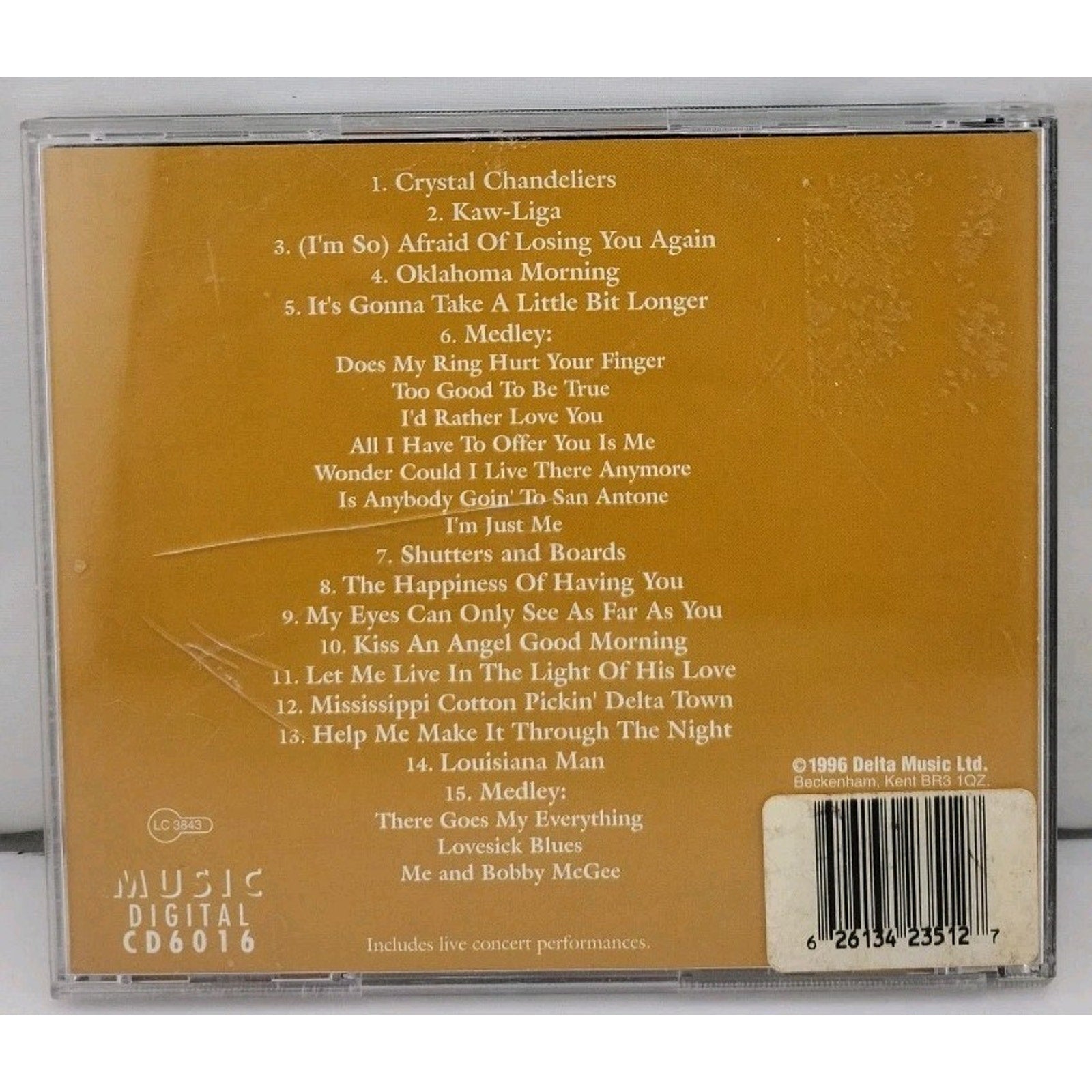 Crystal Chandeliers by Charley Pride (CD, 2005)