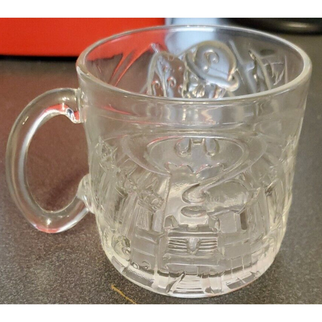 Batman Forever McDonald's Riddler Glass Mug / Cup 1995