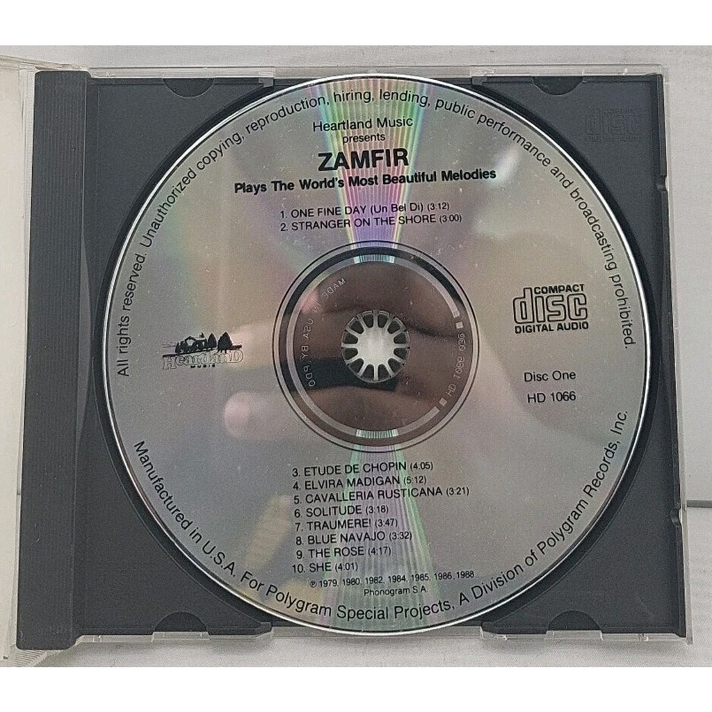 Zamfir Plays The World's Most Beautiful Melodies Disc 1 CD