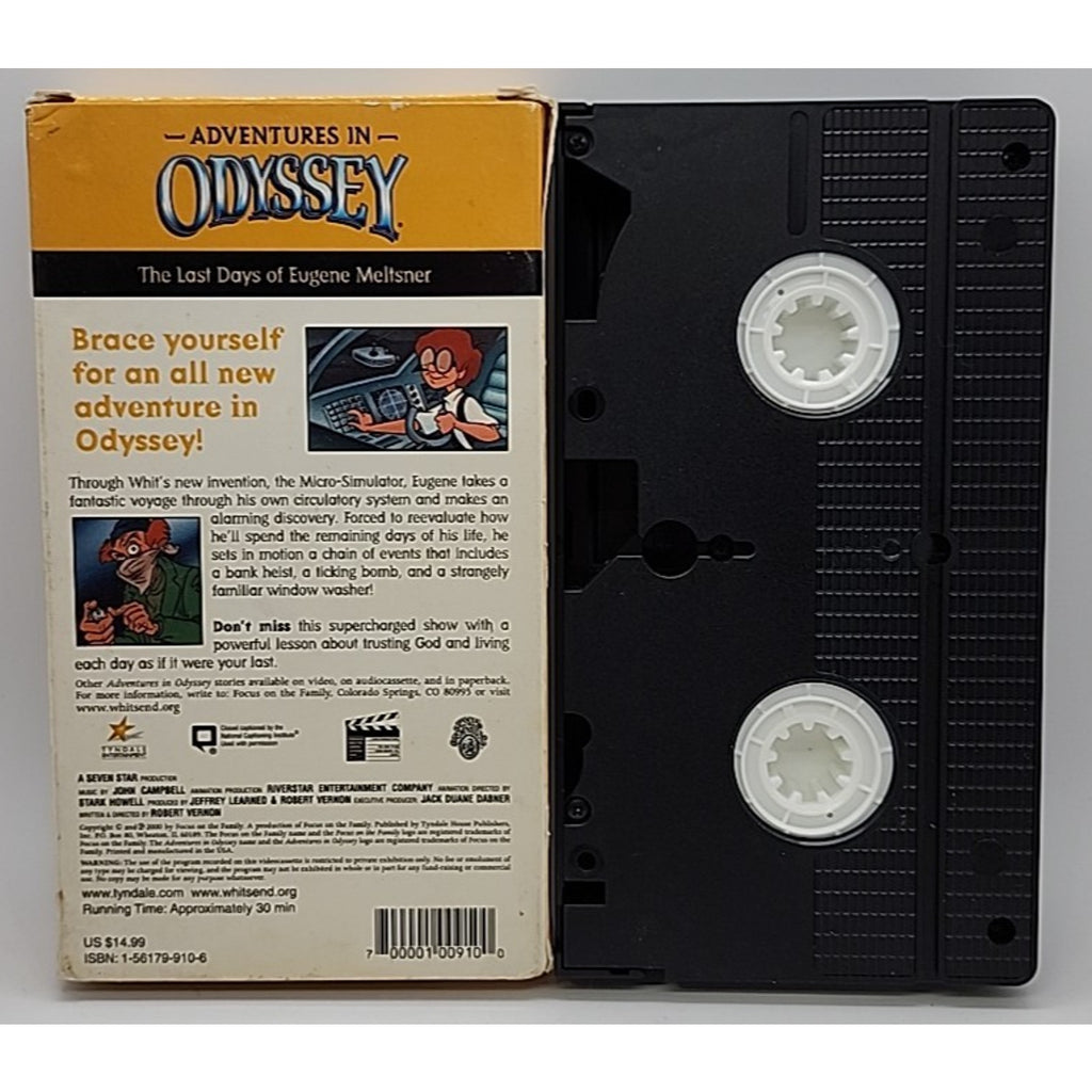 Adventures In Odyssey New Ep 1 The Last Days of Eugene Meltsner (VHS)