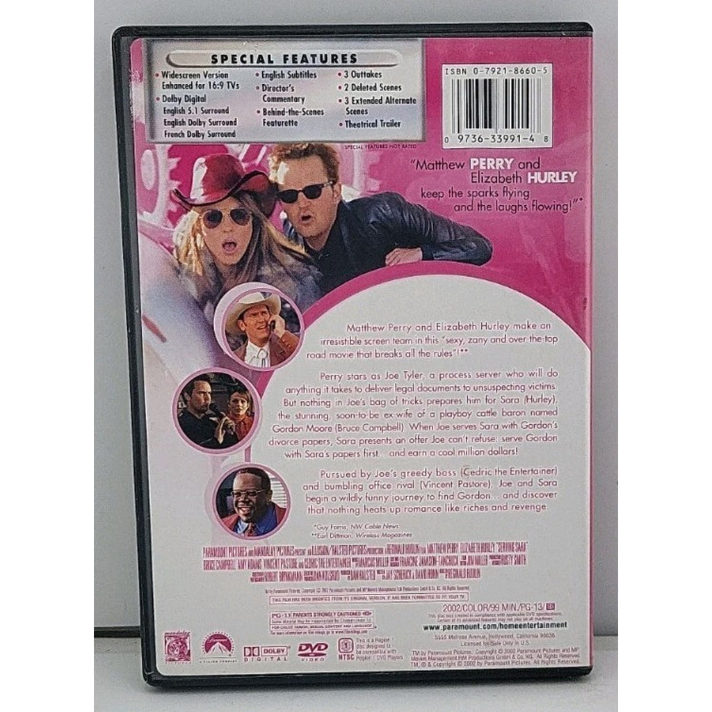 Serving Sara (DVD, 2003, Widescreen Version)