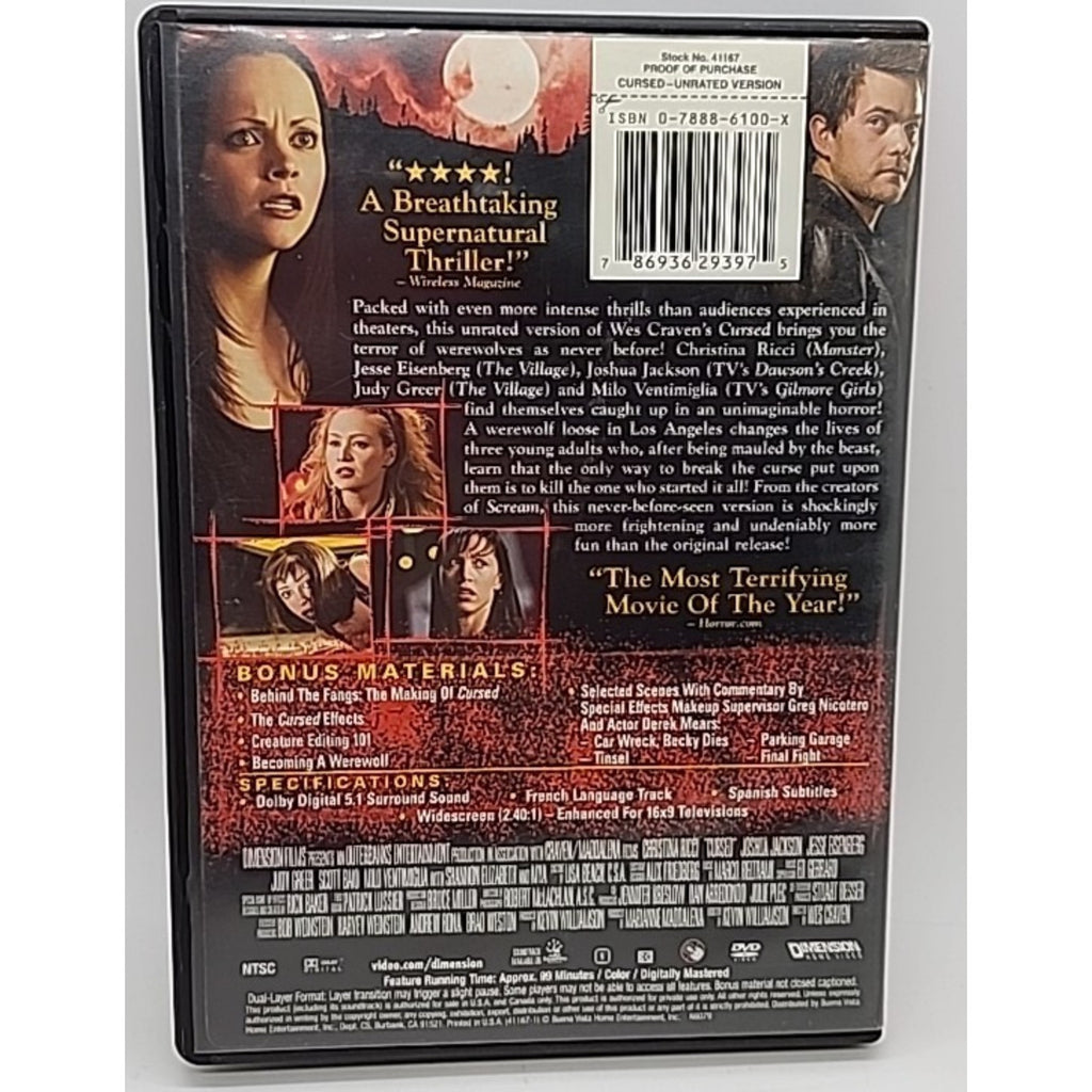 Cursed (DVD, 2005)