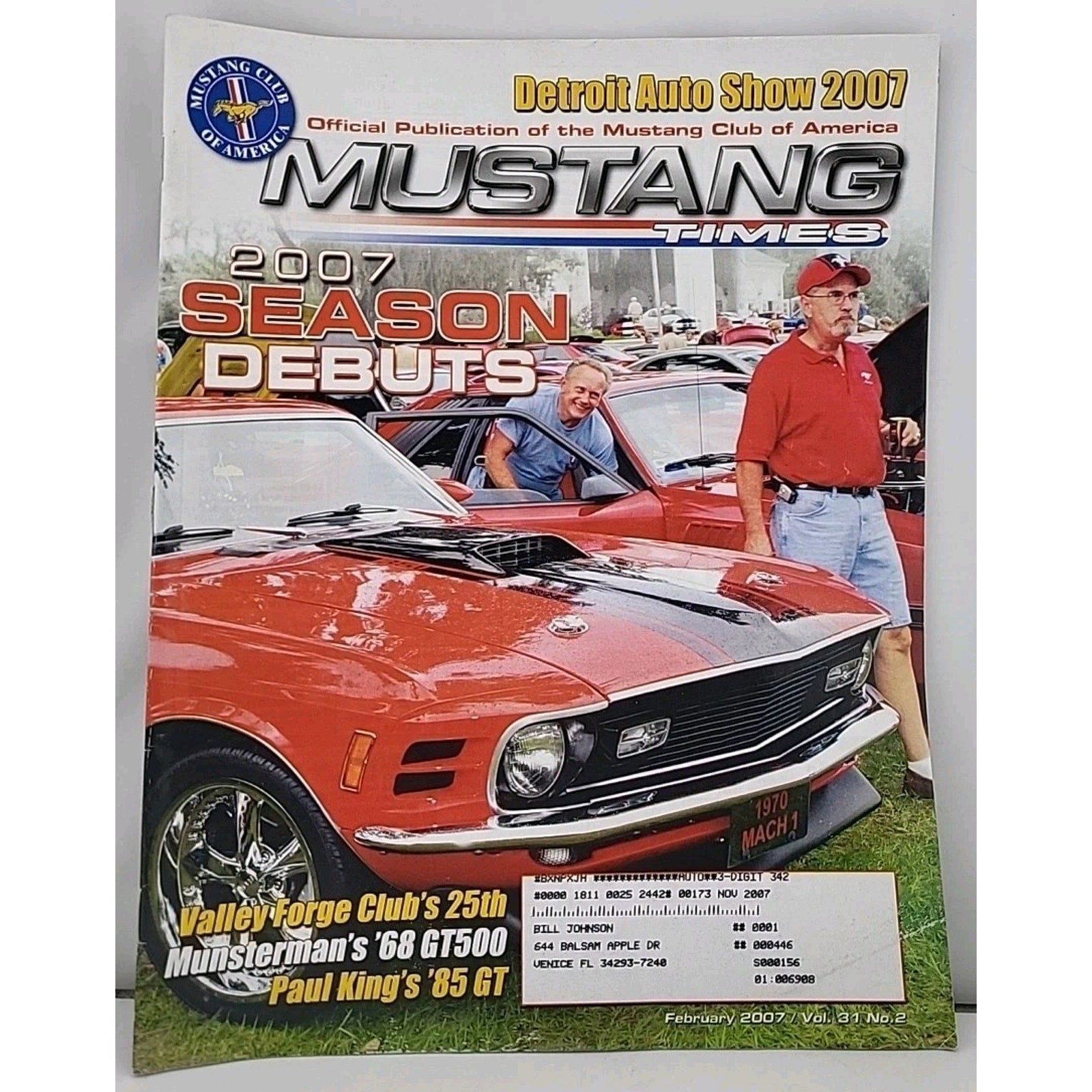 Mustang Times Magazine February 2007 Vol. 31 No. 2