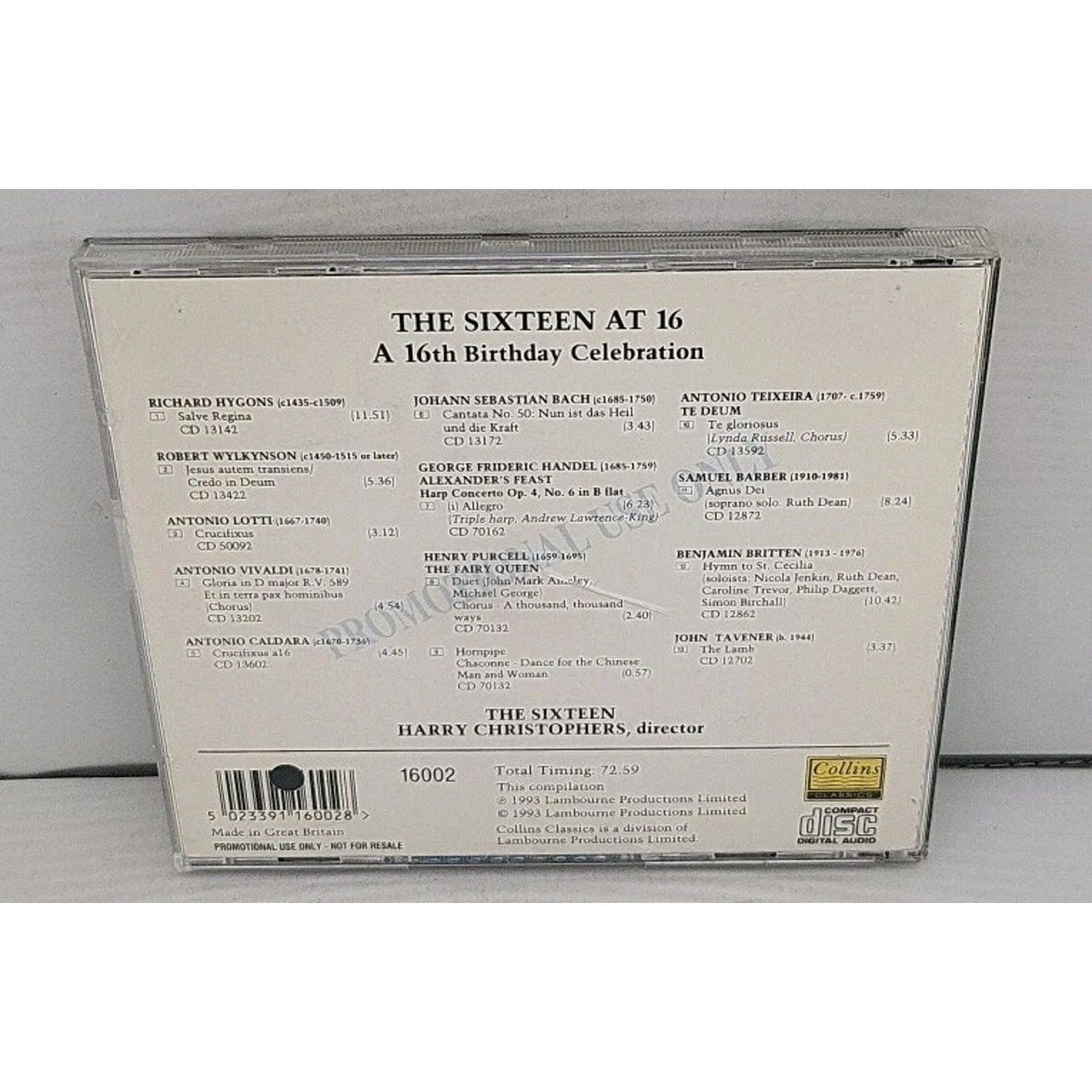 The Sixteen Sixteen Birthday Disc (CD)