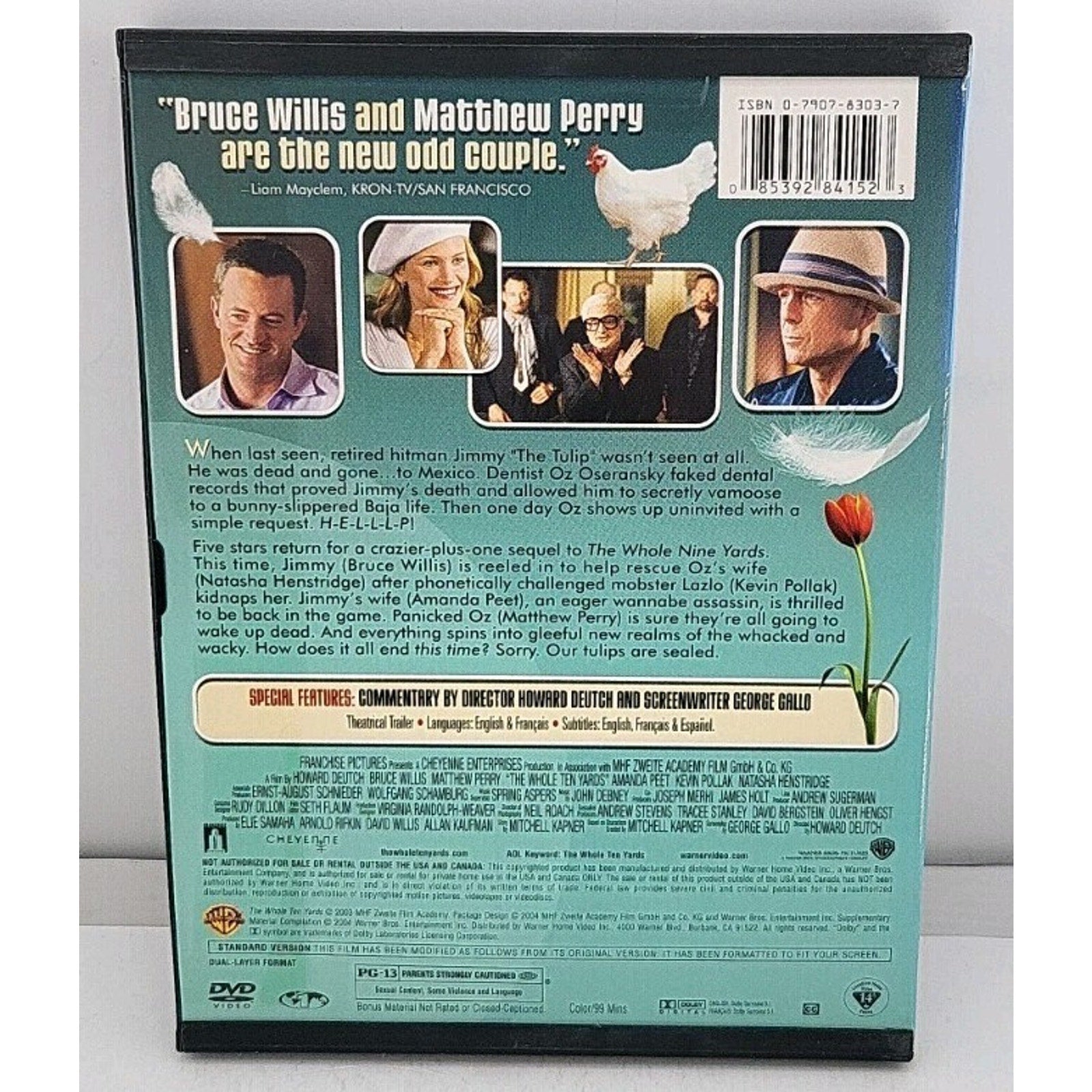 The Whole Ten Yards (DVD, 2004, Full-Screen)