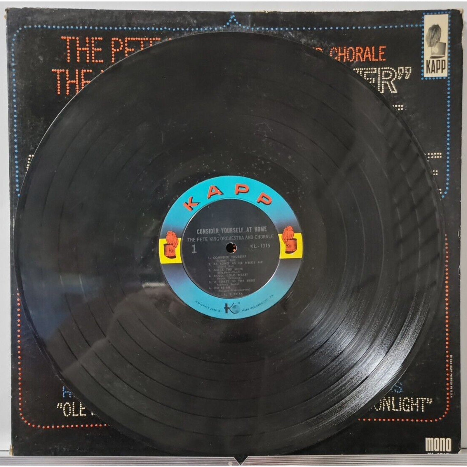 The Hit Songs From "Oliver" / Consider Yourself At Home (Record)