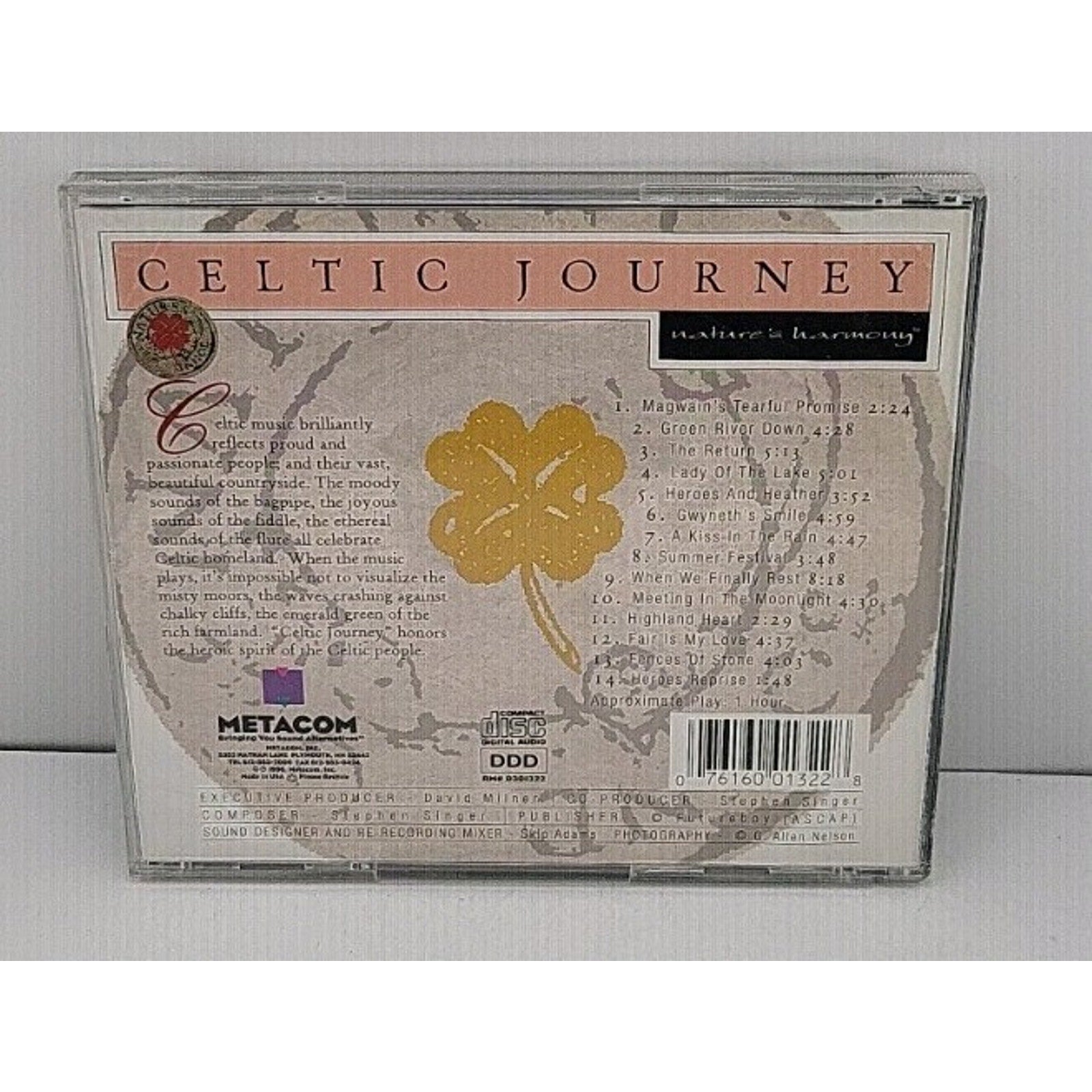 Celtic Journey CD a Magical Blend of Music and Sounds of Nature