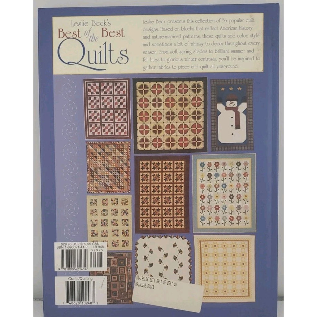 Leslie Beck's Best of the Best Quilts by Leslie Beck (2002, Hardcover)