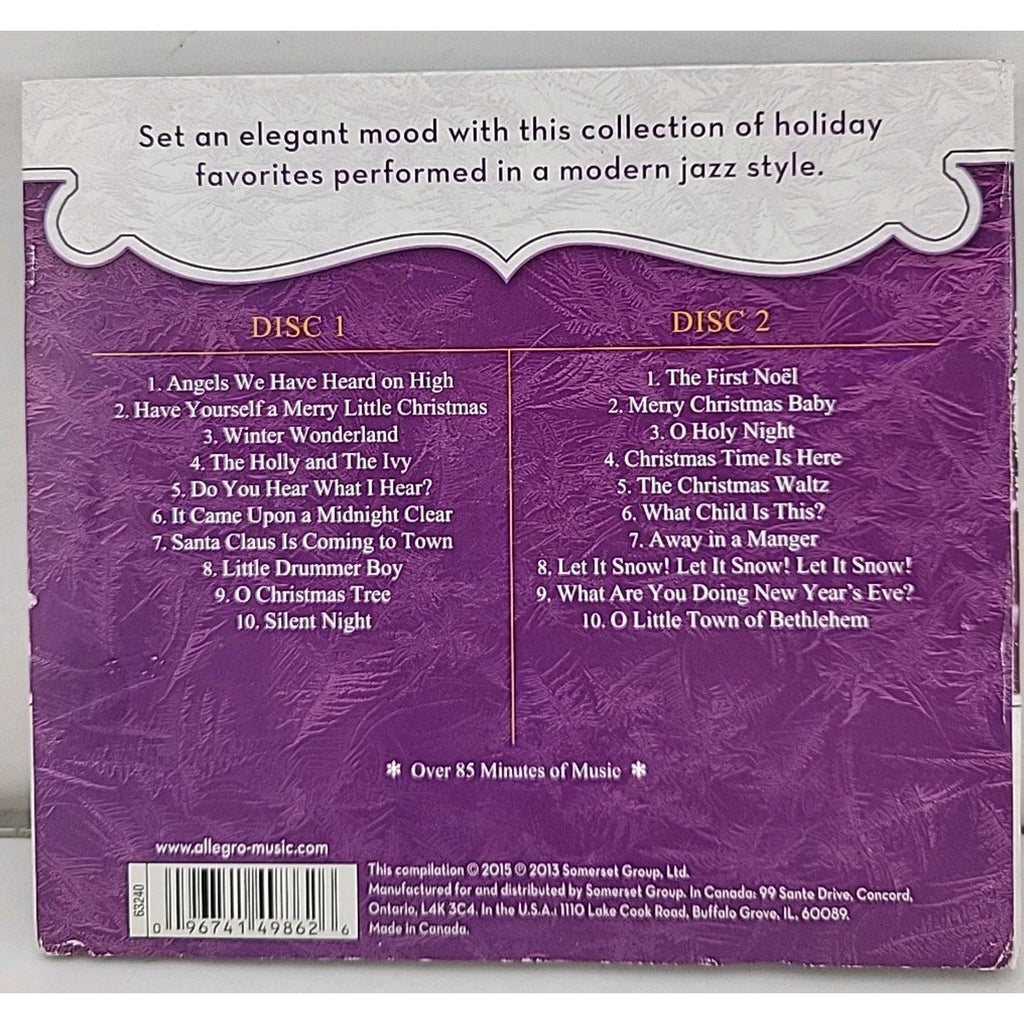 Smooth Jazz Christmas [Allegro] [Digipak] by Various Artists (CD, 2 Discs,...