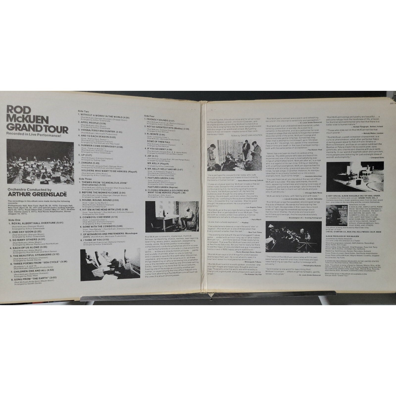 Rod McKuen – Grand Tour (Vinyl)