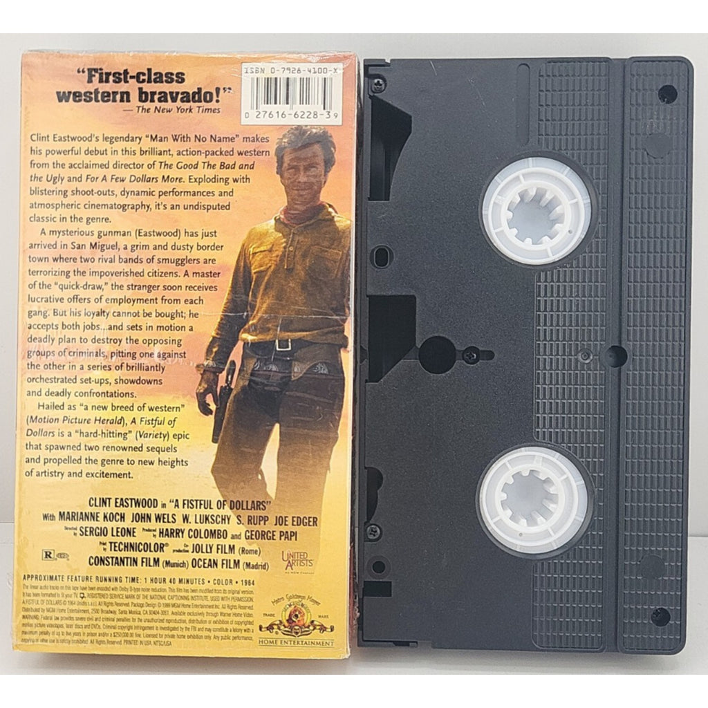 A Fistful of Dollars (VHS, 1999, Western Legends)