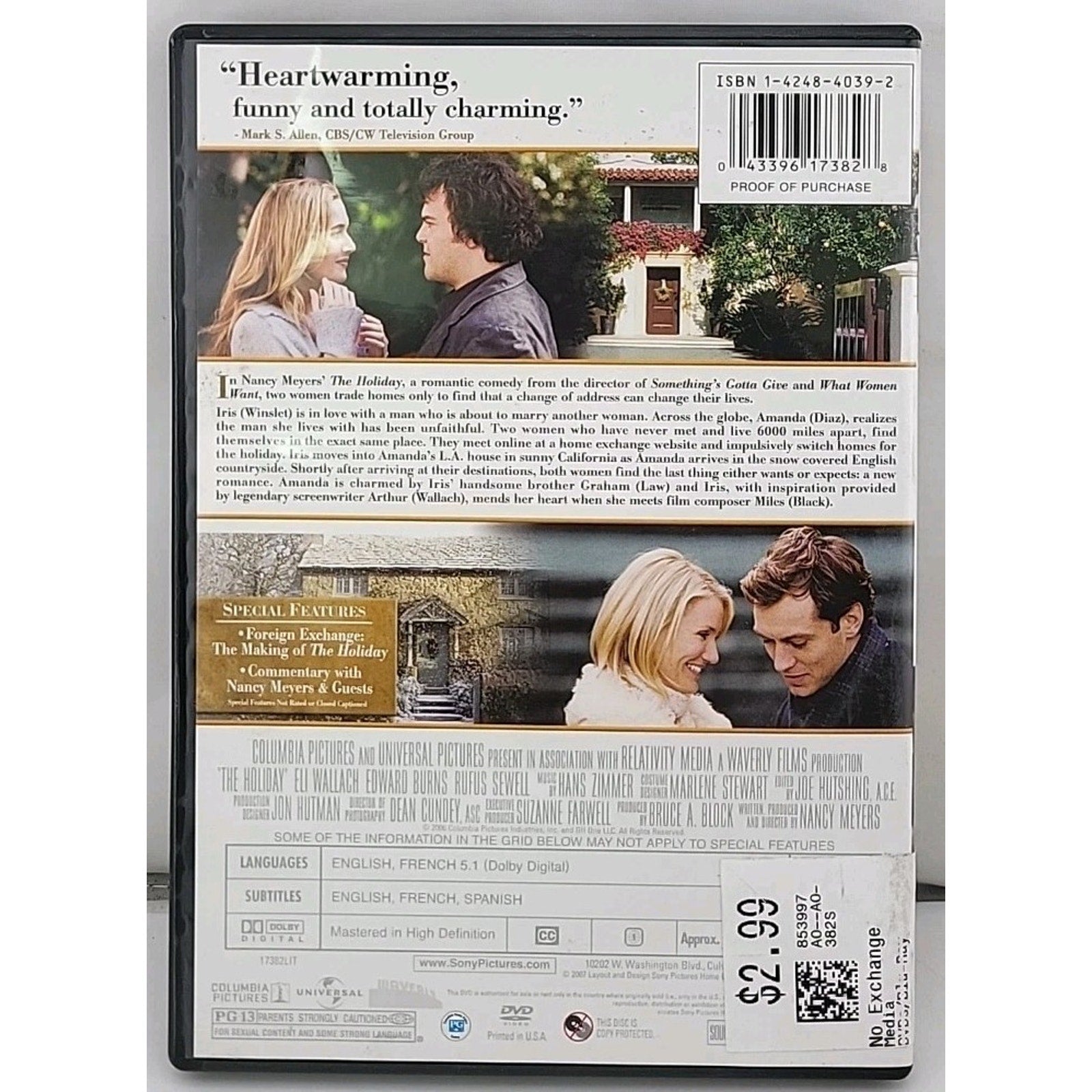 The Holiday (DVD, 2006)