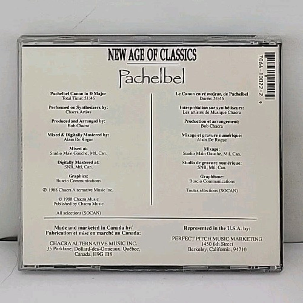 Pachelbel with Ocean Sounds by Chacra Artists (CD, Nov-1995, Chacra Artists)