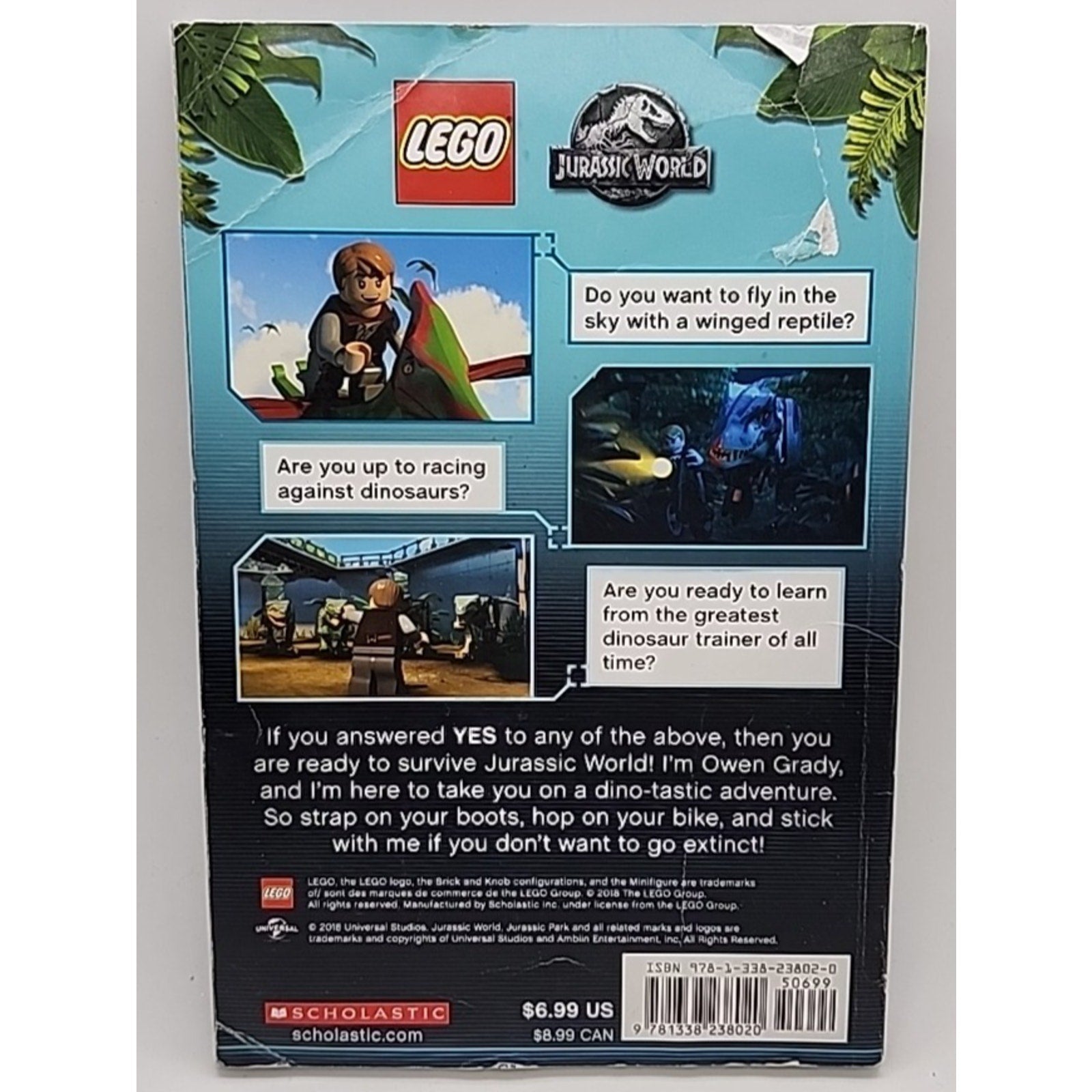 Owen's Guide to Survival (LEGO Jurassic World) by Meredith Rusu (2018, Trade...