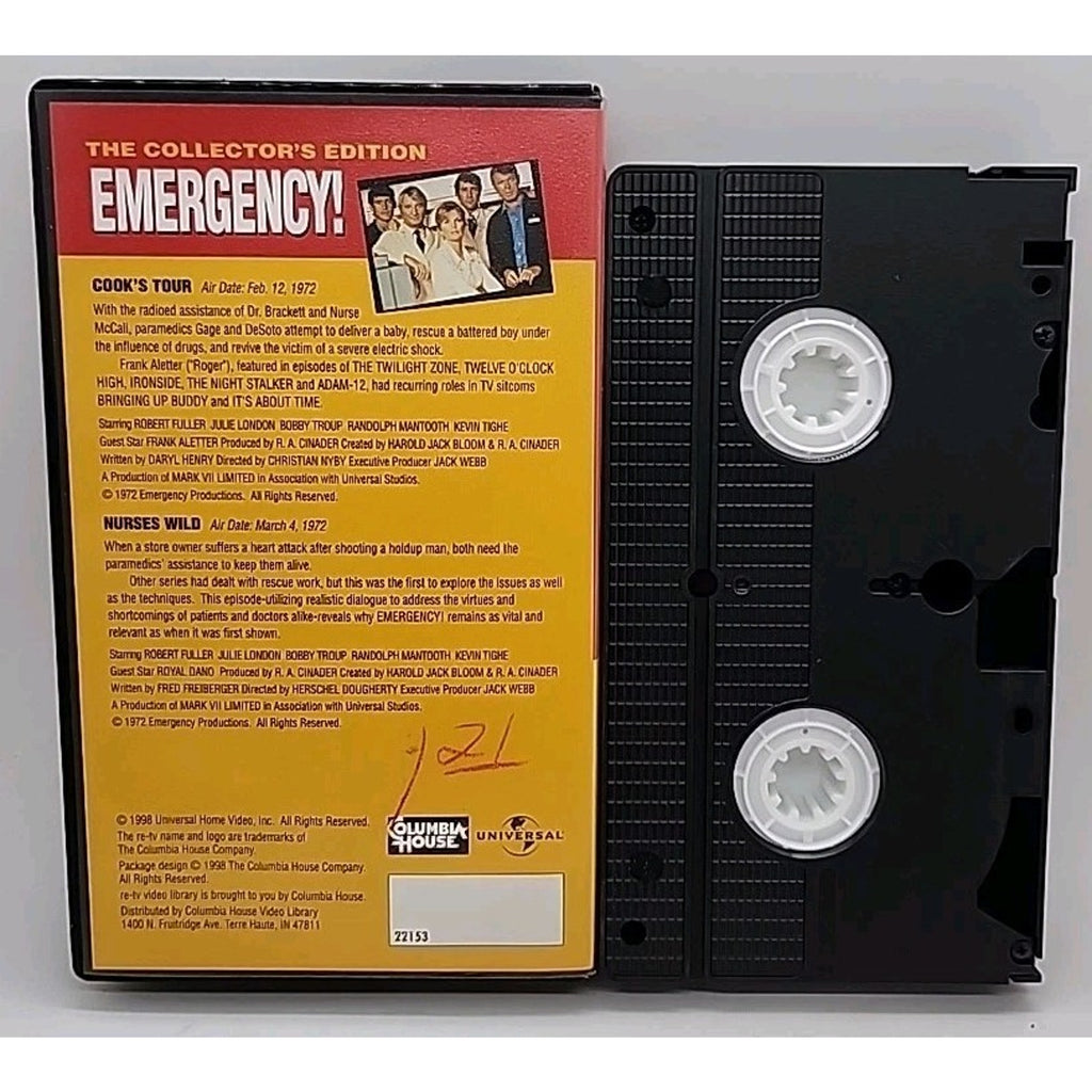 Emergency! (VHS) - Cooks Tour/Nurses Wild