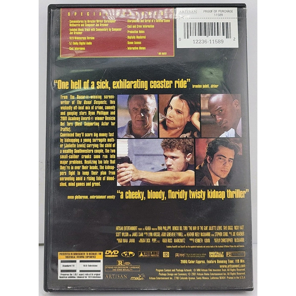 The Way of the Gun (DVD, 2000)