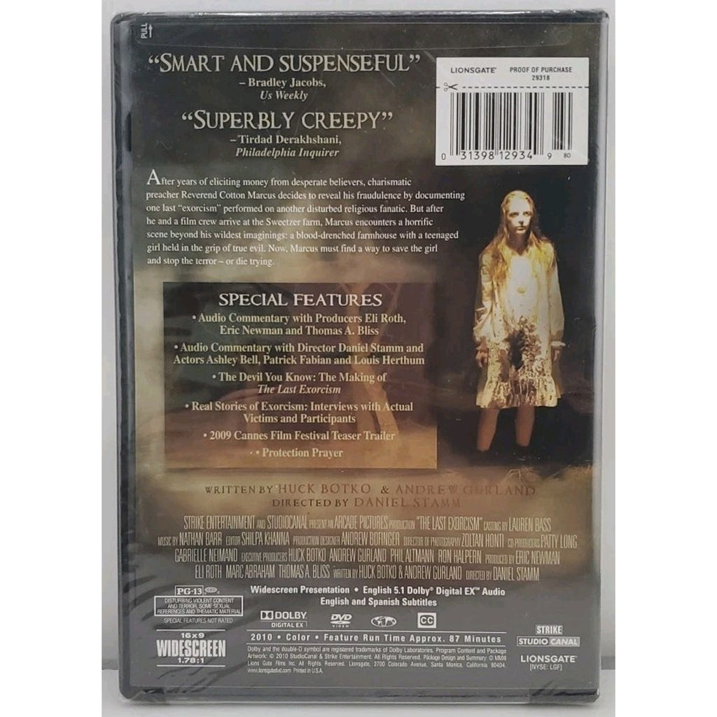 The Last Exorcism (DVD, 2010) *Brand New*