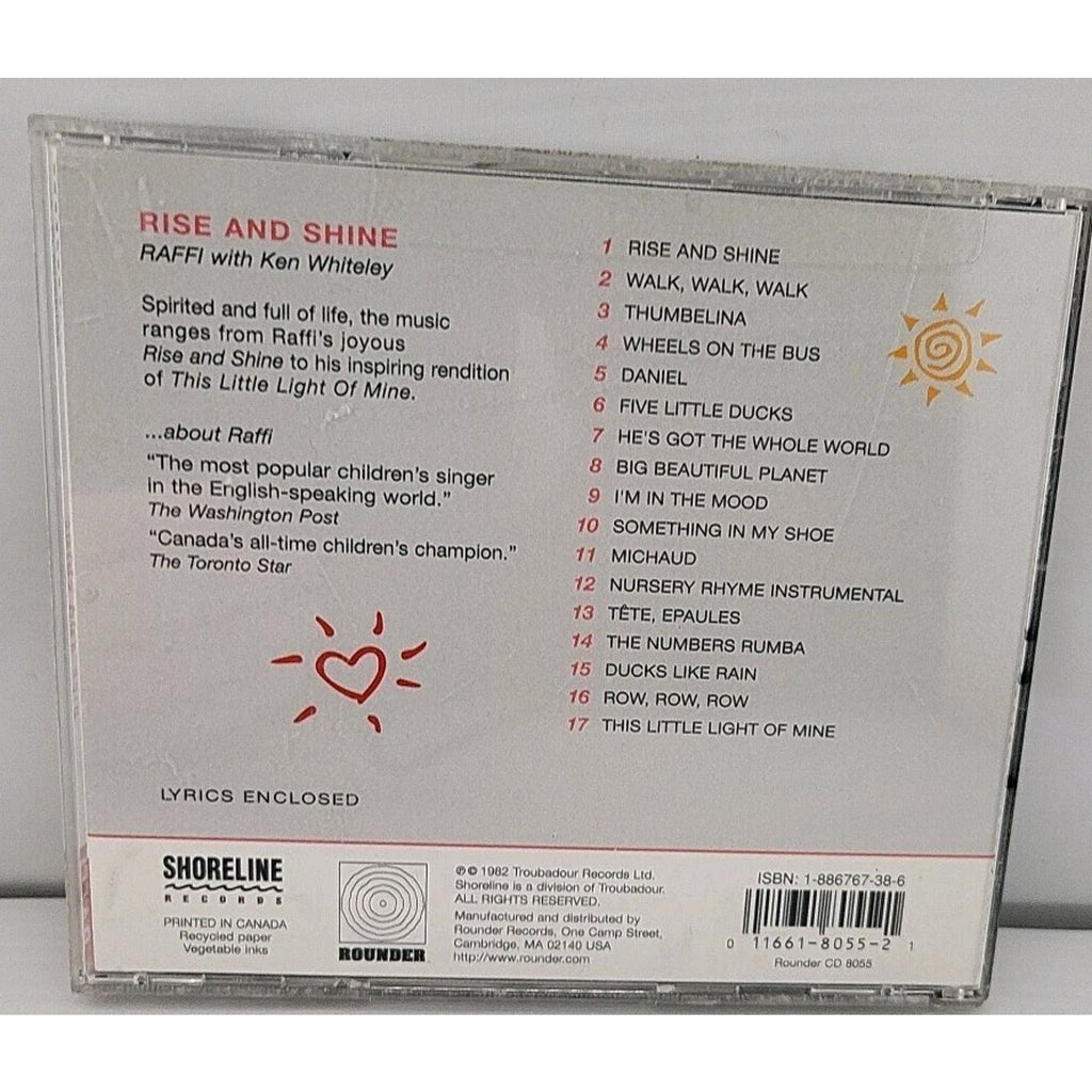 Rise & Shine by Raffi (CD, 1996)