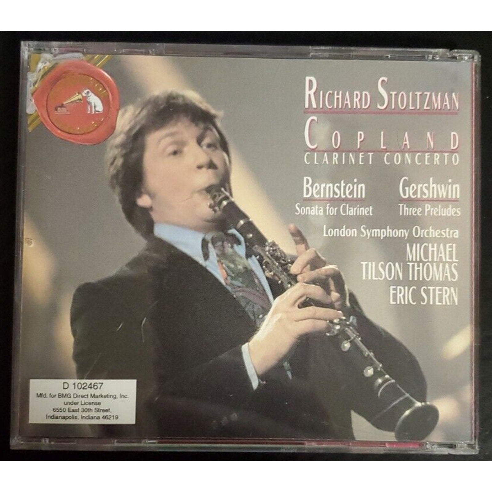 Gershwin : Copland: Clarinet Concerto; Bernstein (CD)