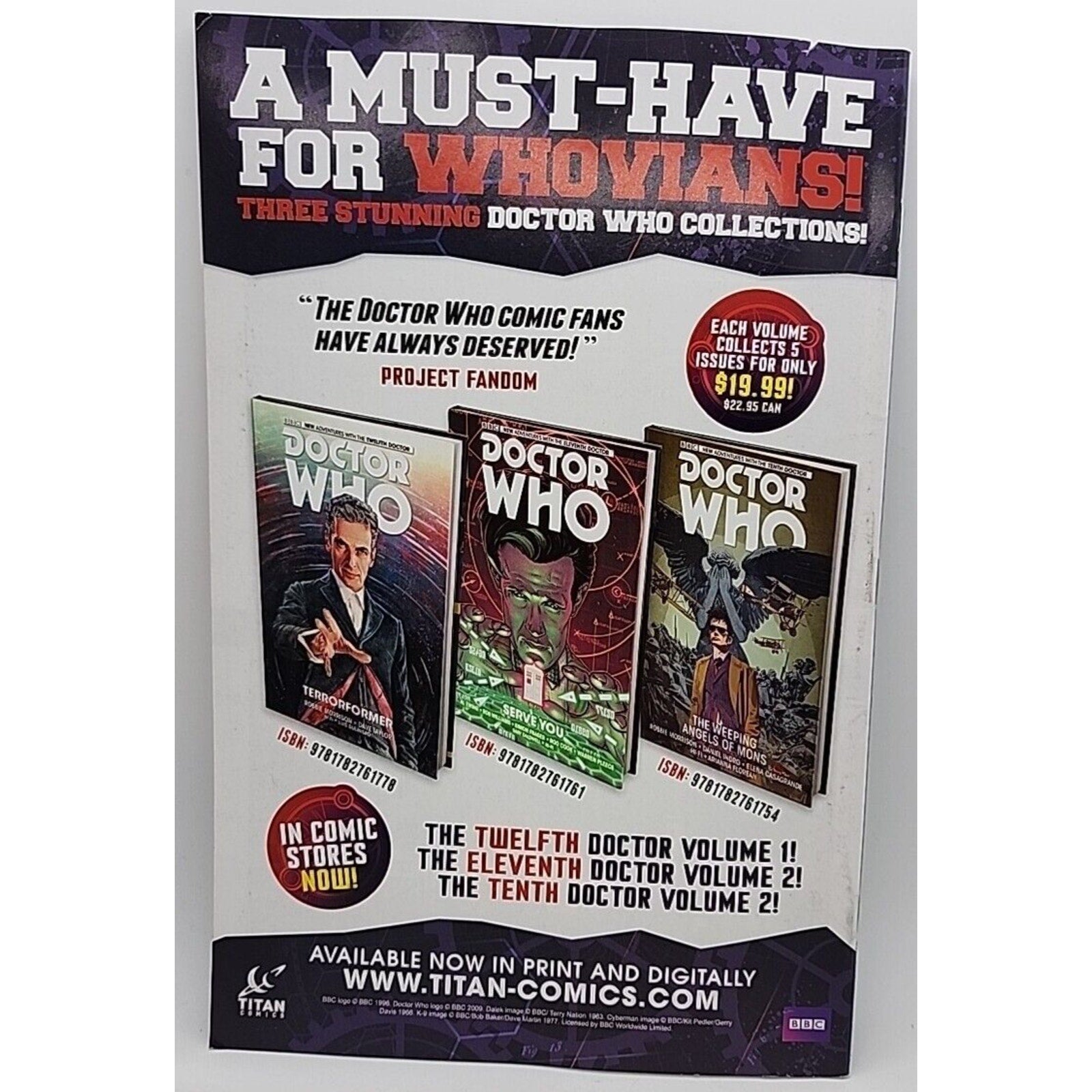 Doctor Who #10 (Cover A) Titan Comics 2015 Twelfth Doctor