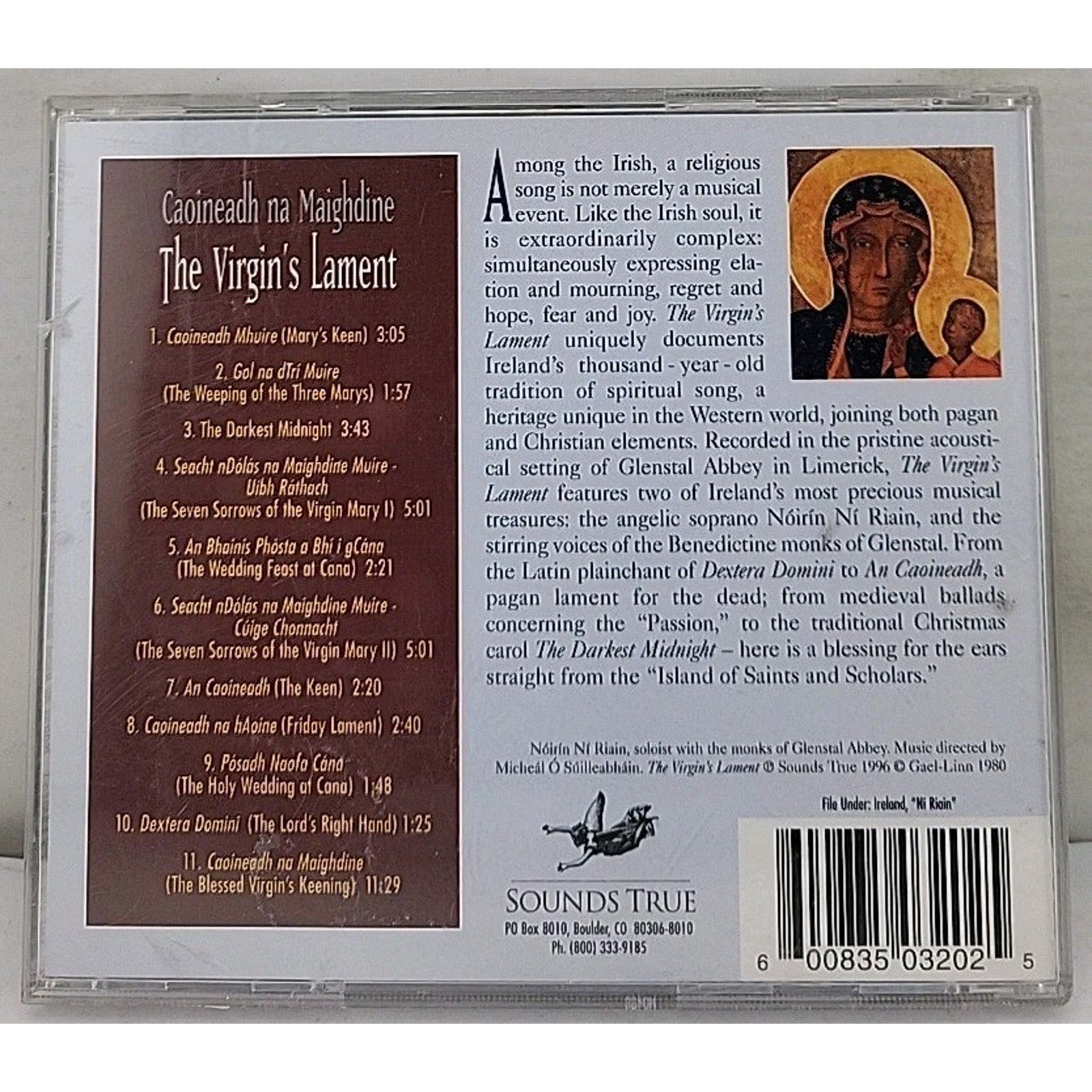 Virgin's Lament by Micheál O'súilleabháin (CD, 1998)