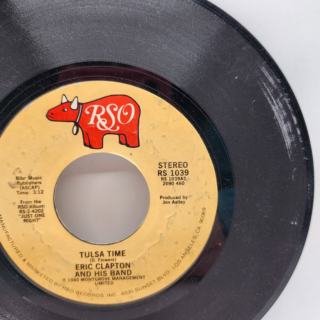 Tulsa Time / Cocaine by Eric Clapton (Record) - RS 1039