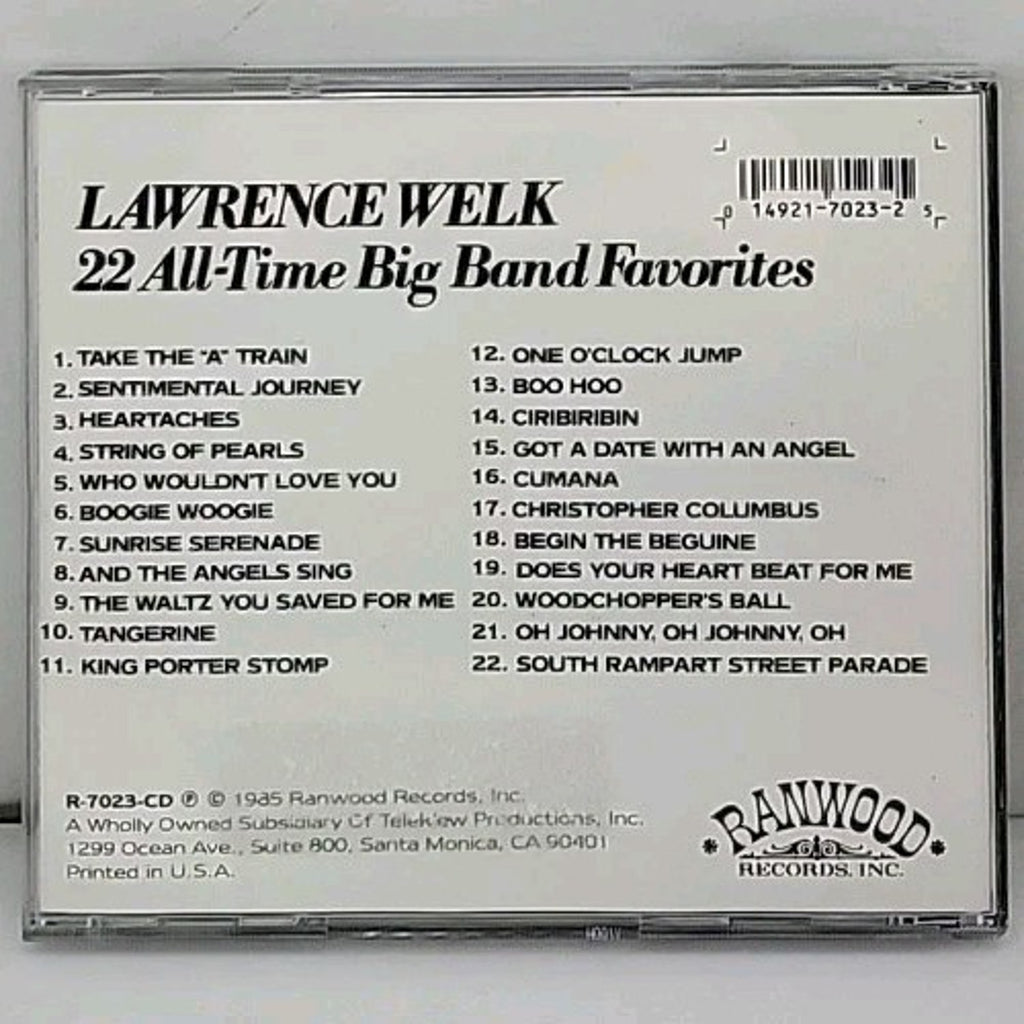 22 All Time Big Band Favorites by Welk, Lawrence (CD, 1991)