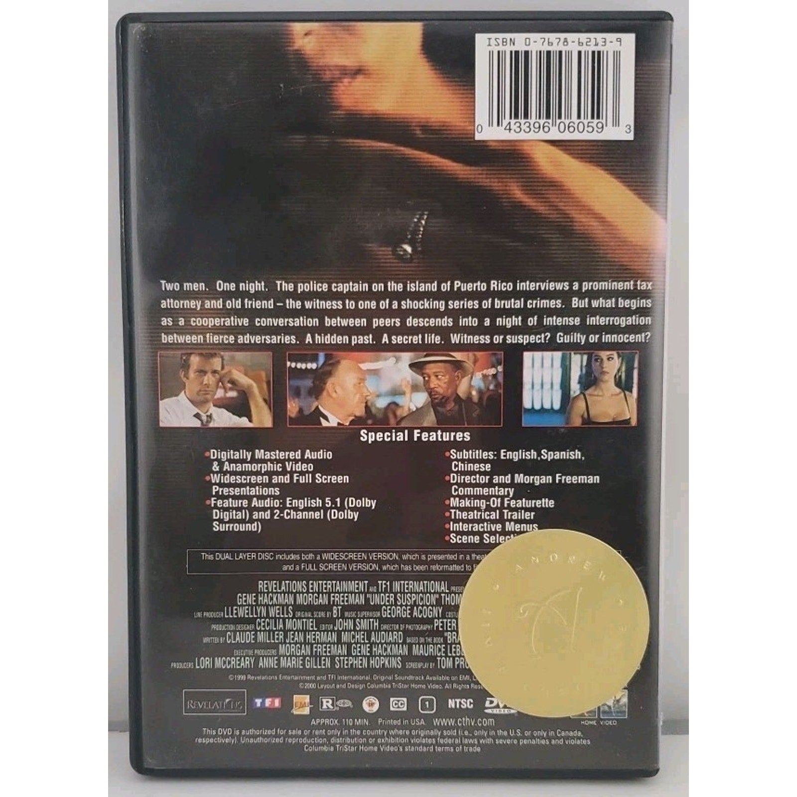 Under Suspicion (DVD, 2000)