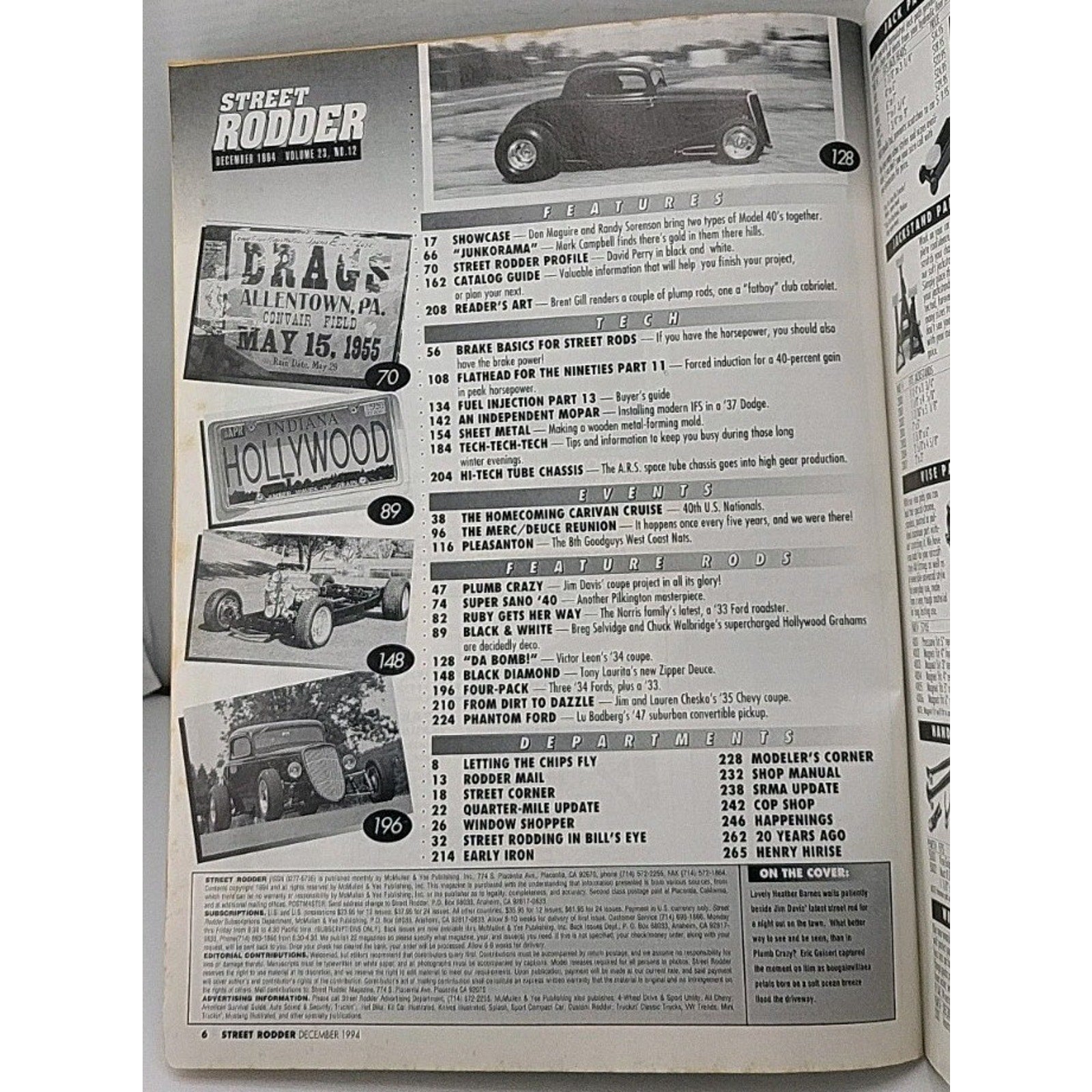 Street Rodder Magazine - December 1994 - Vol. 23 No. 12