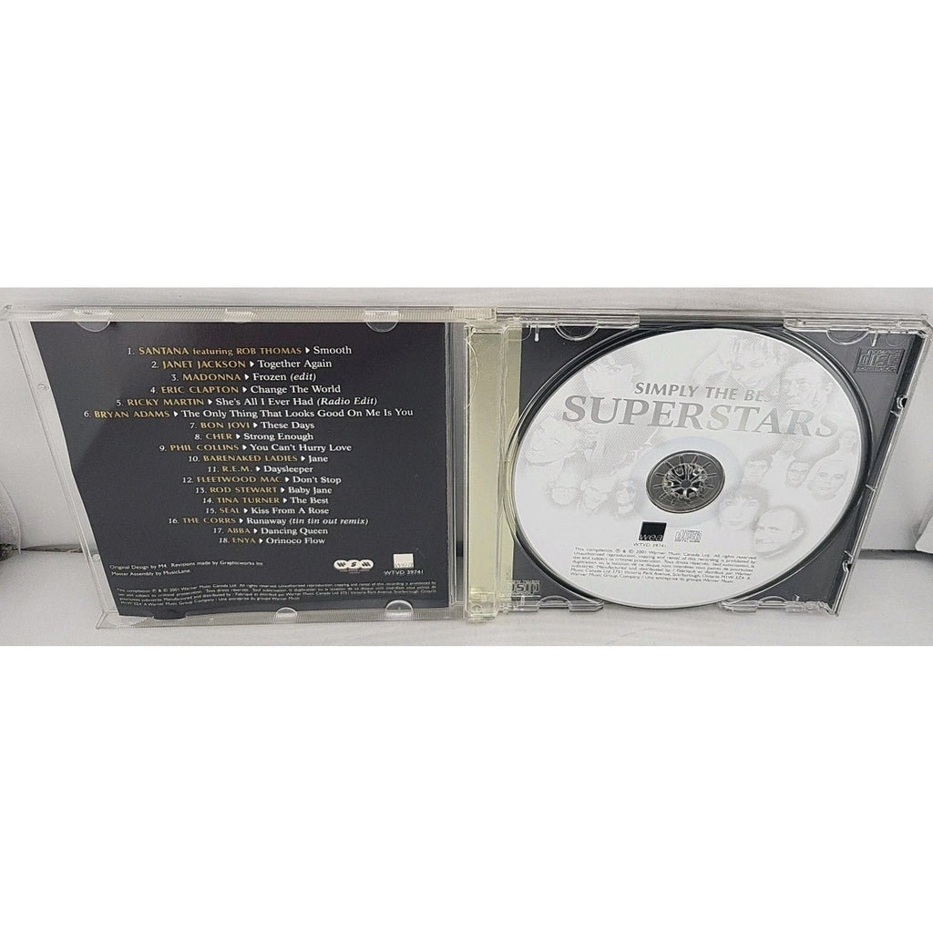 Simply the Best Superstars by Various Artists (CD, Apr-2001, Wea)